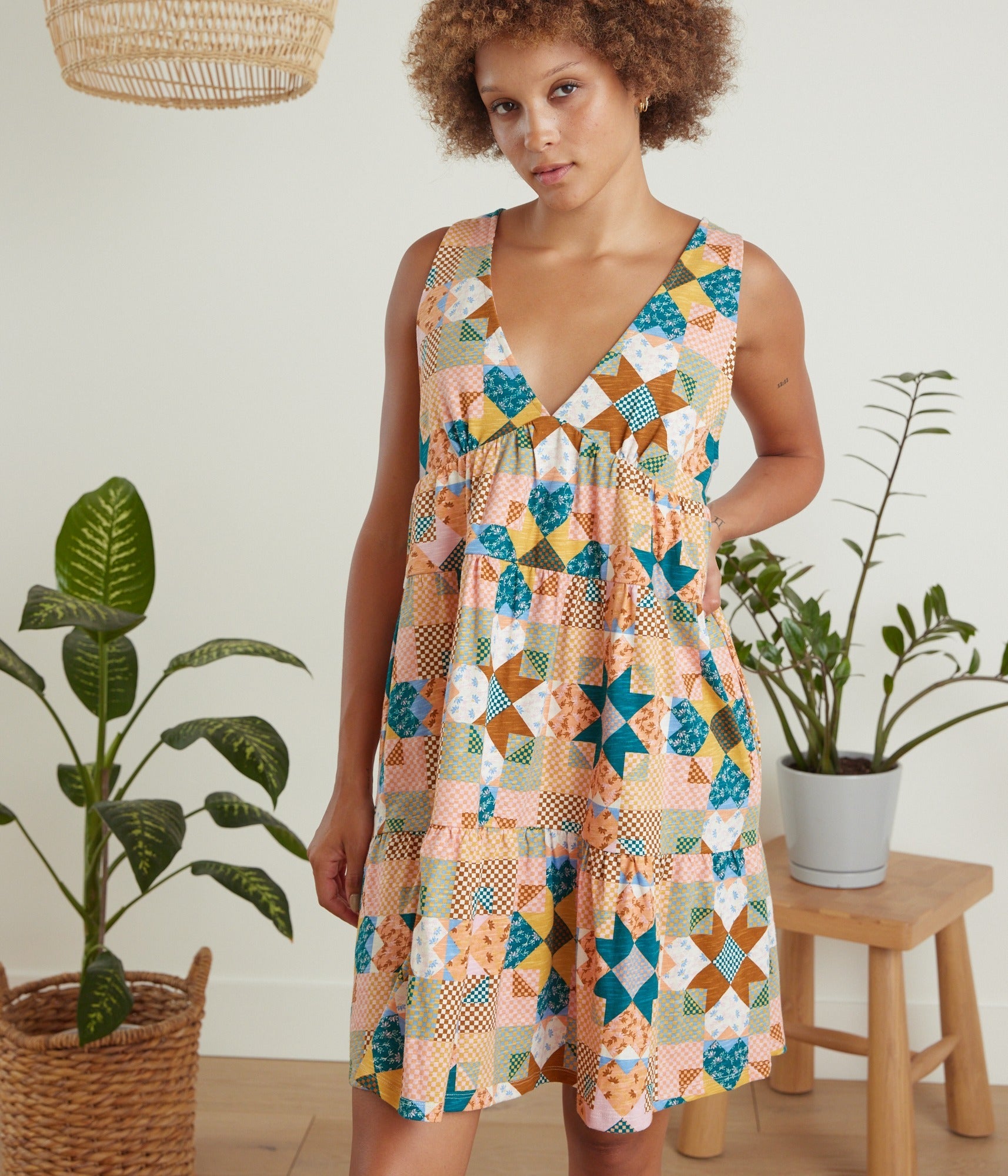 Evelyn Dress - Star Quilt