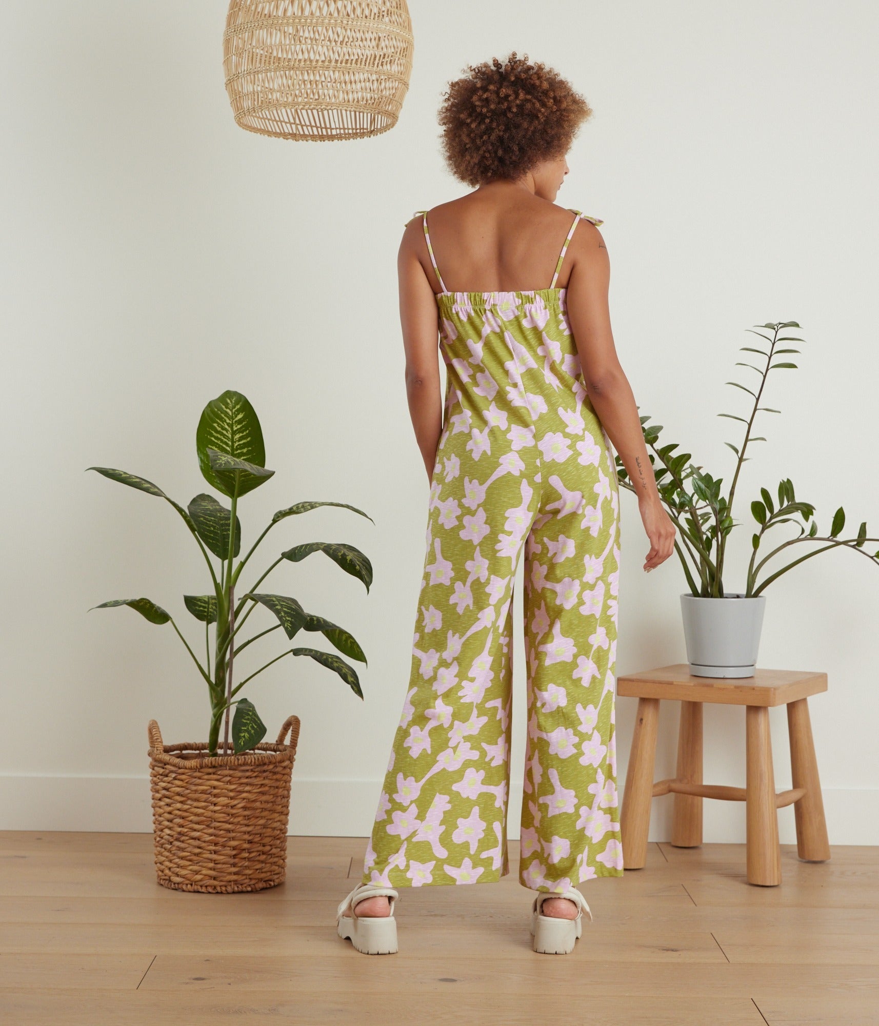 Avery Jumpsuit - Dripping Flowers