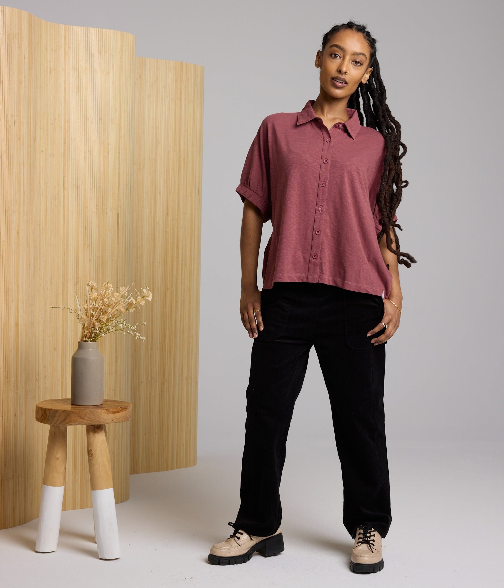 Alora Top - Mulberry