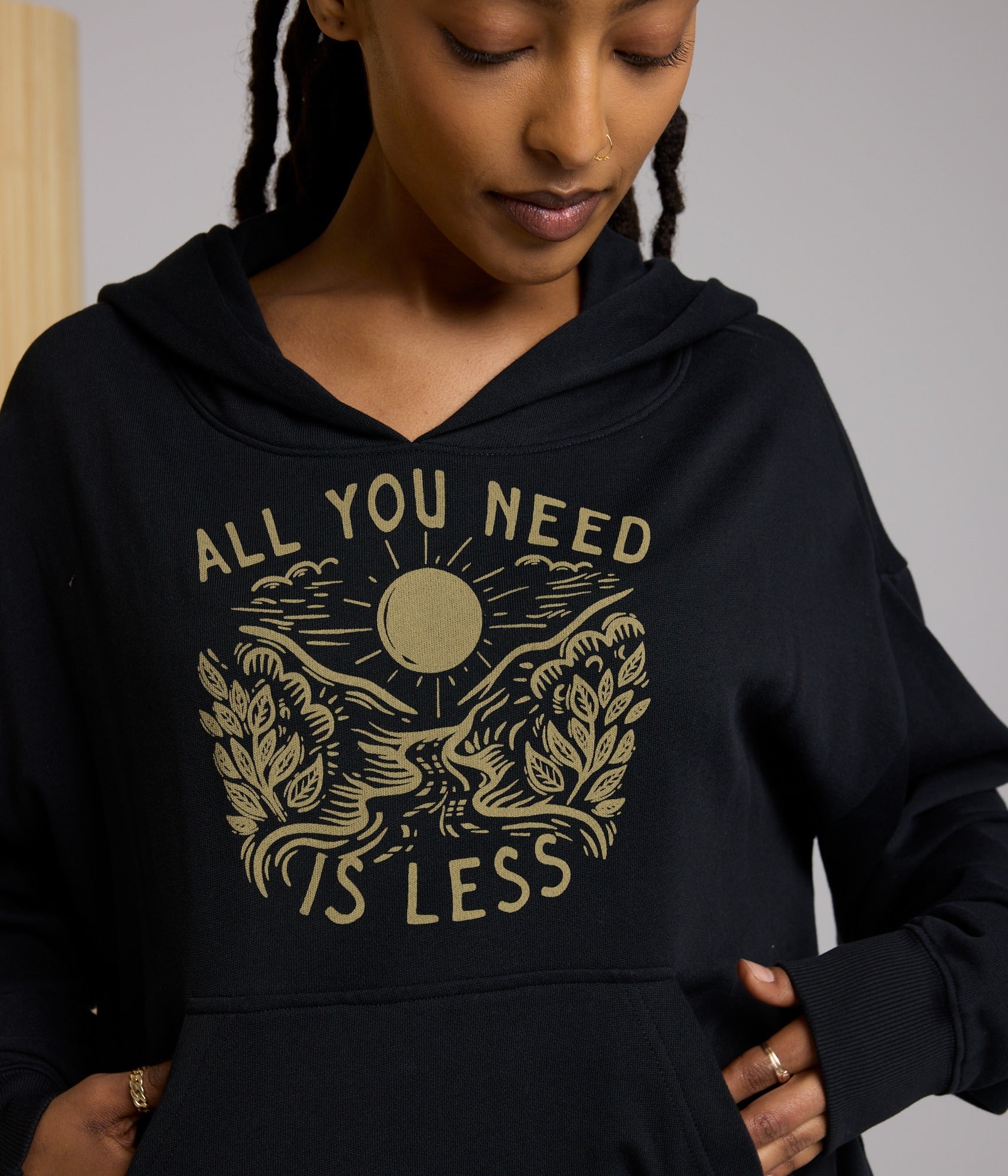 Need Less Hoodie - Black
