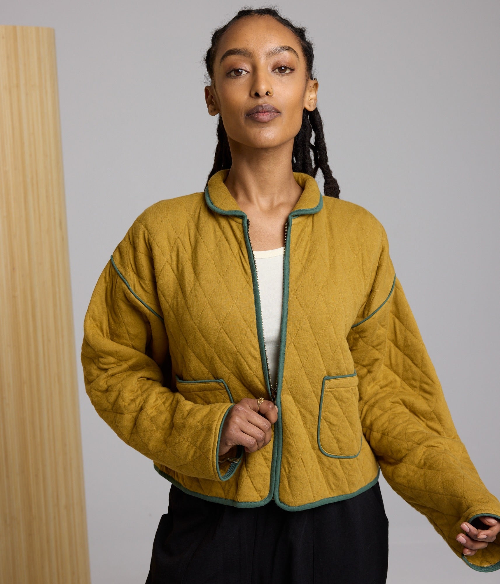 Elderberry Quilted Jacket - Cumin