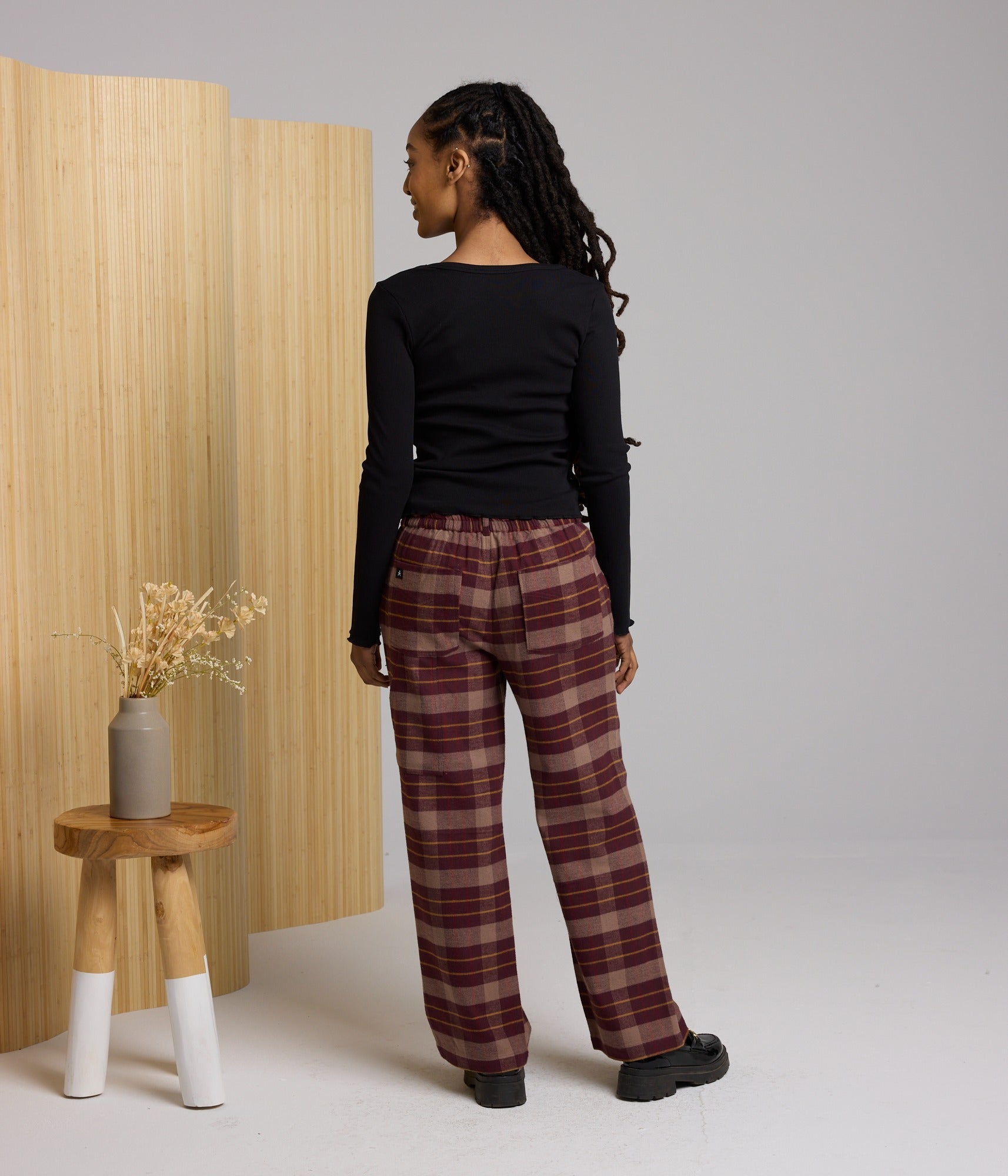 Steward Flannel Pant - Fudge