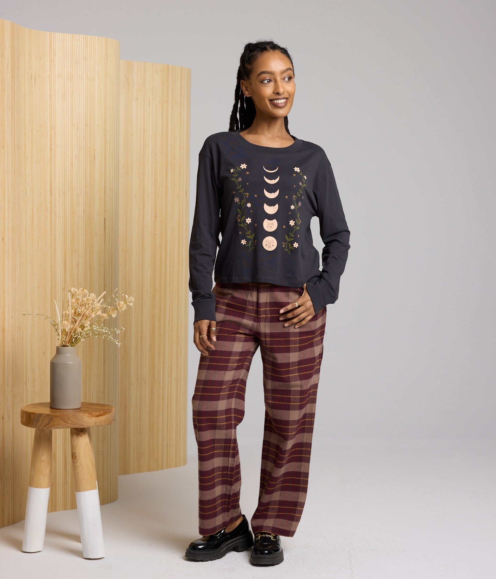 Steward Flannel Pant - Fudge