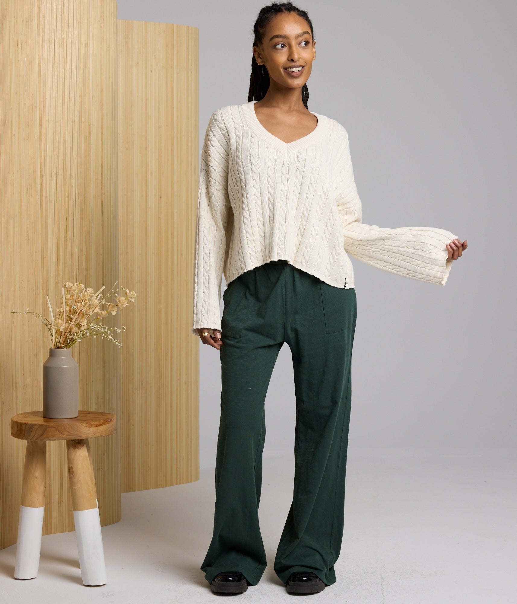 Bizzy Sweater - Pearl