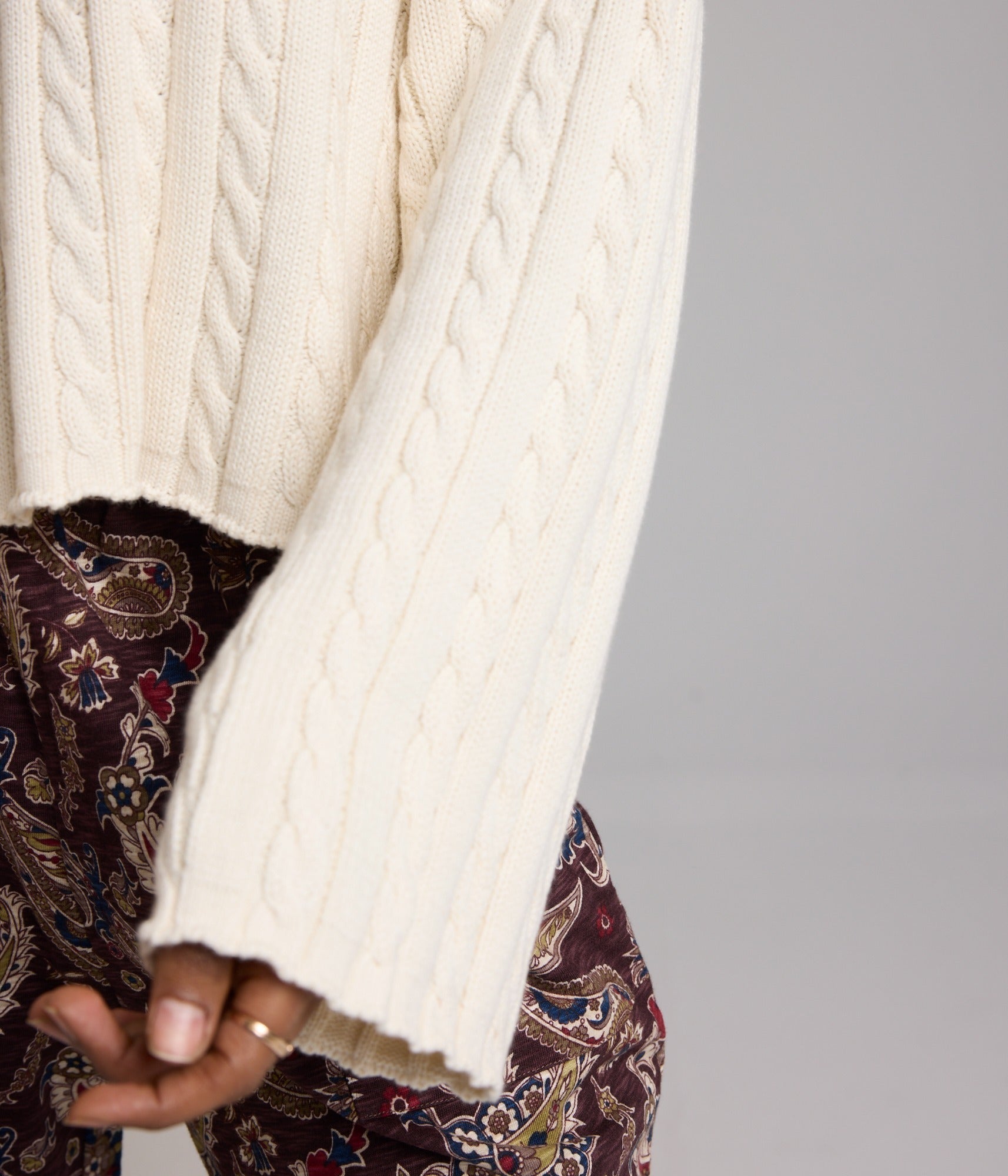 Bizzy Sweater - Pearl