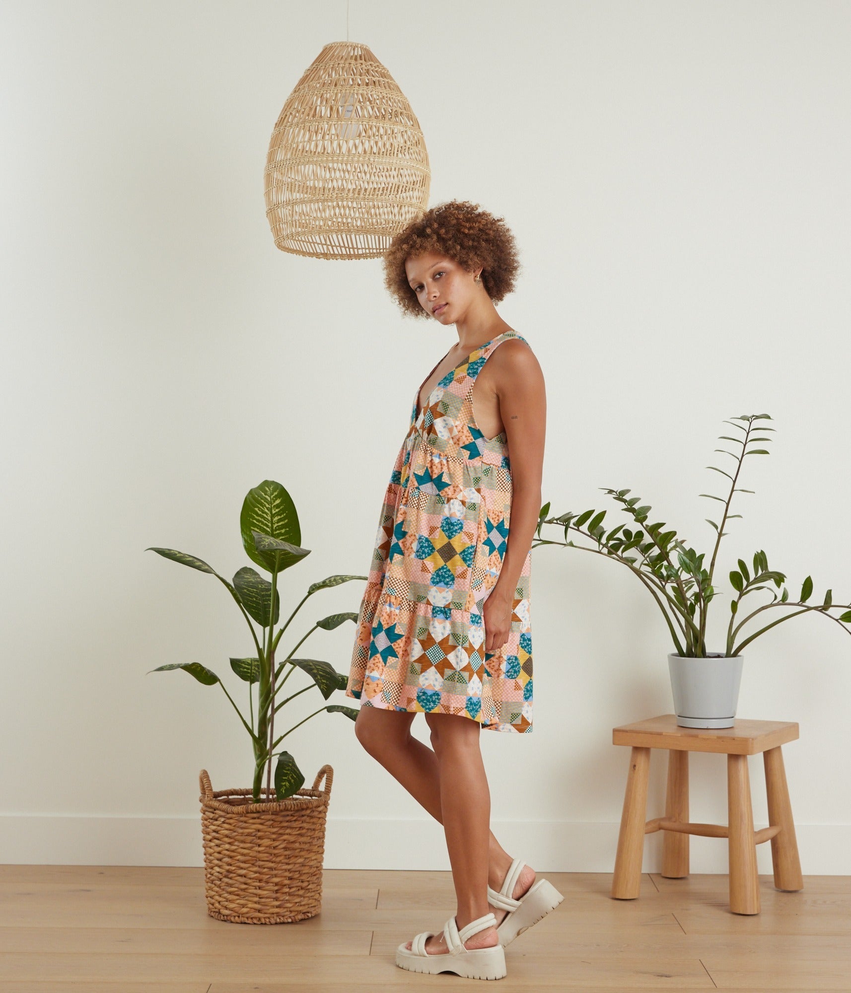 Evelyn Dress - Star Quilt