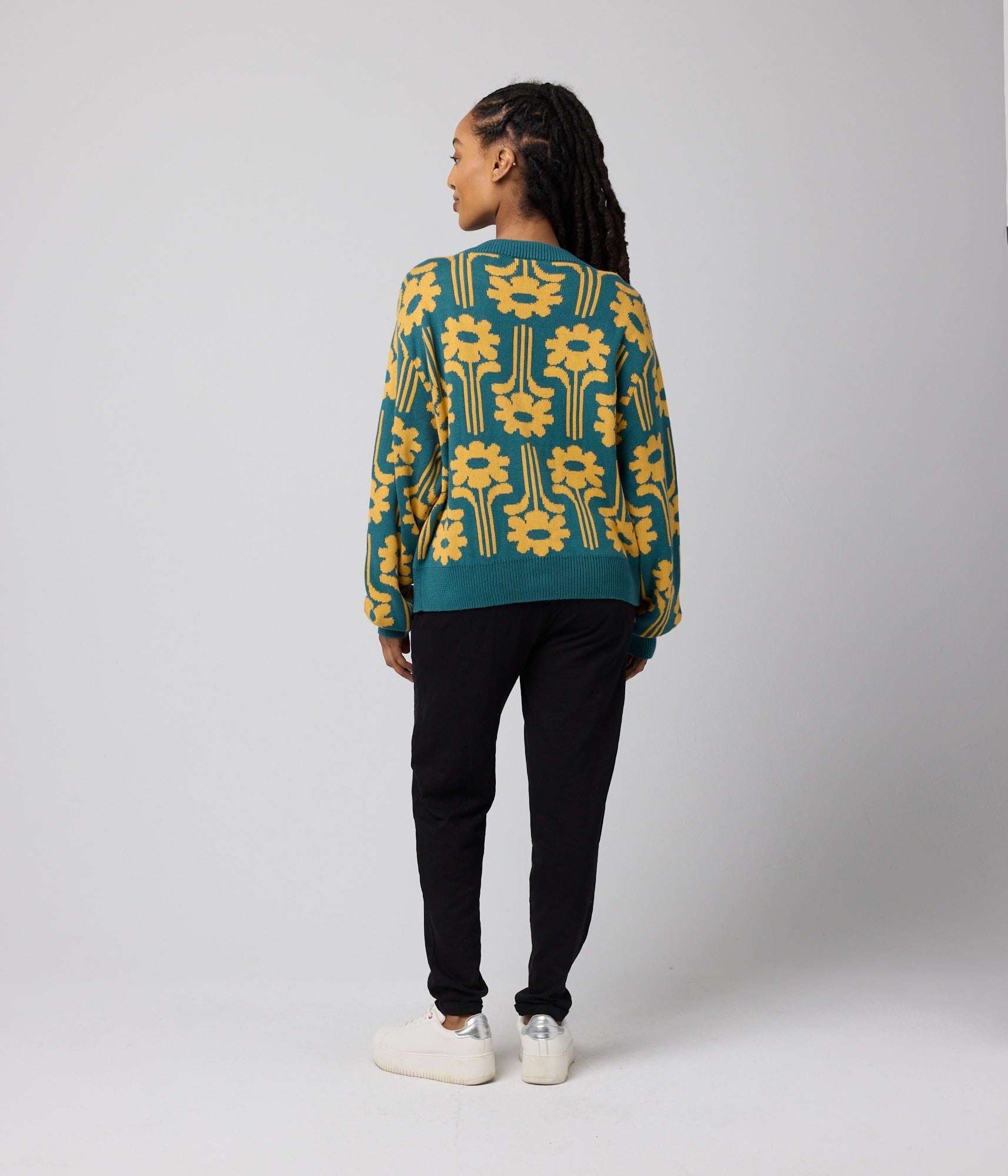 Mars Sweater - Marine Floral