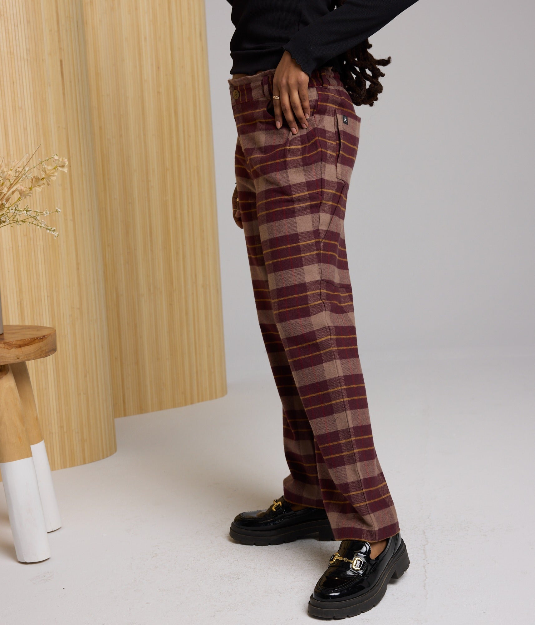 Steward Flannel Pant - Fudge