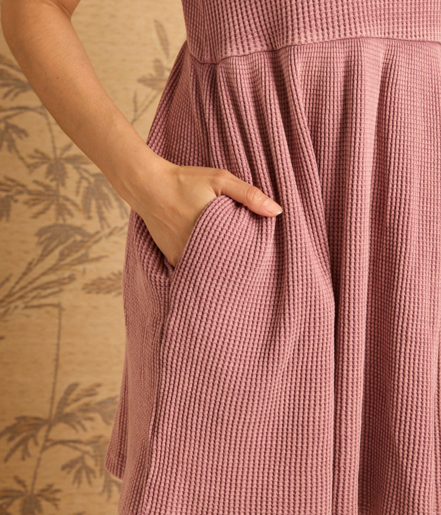 Ethel Waffle Knit Dress - Blossom