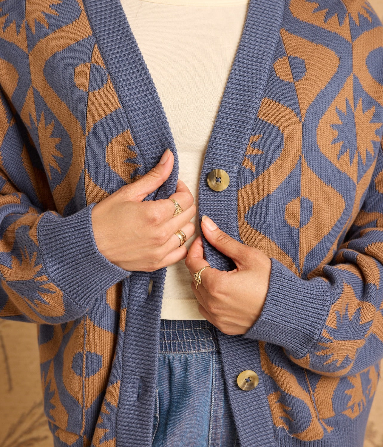 Mars Sweater - Indigo/Willow