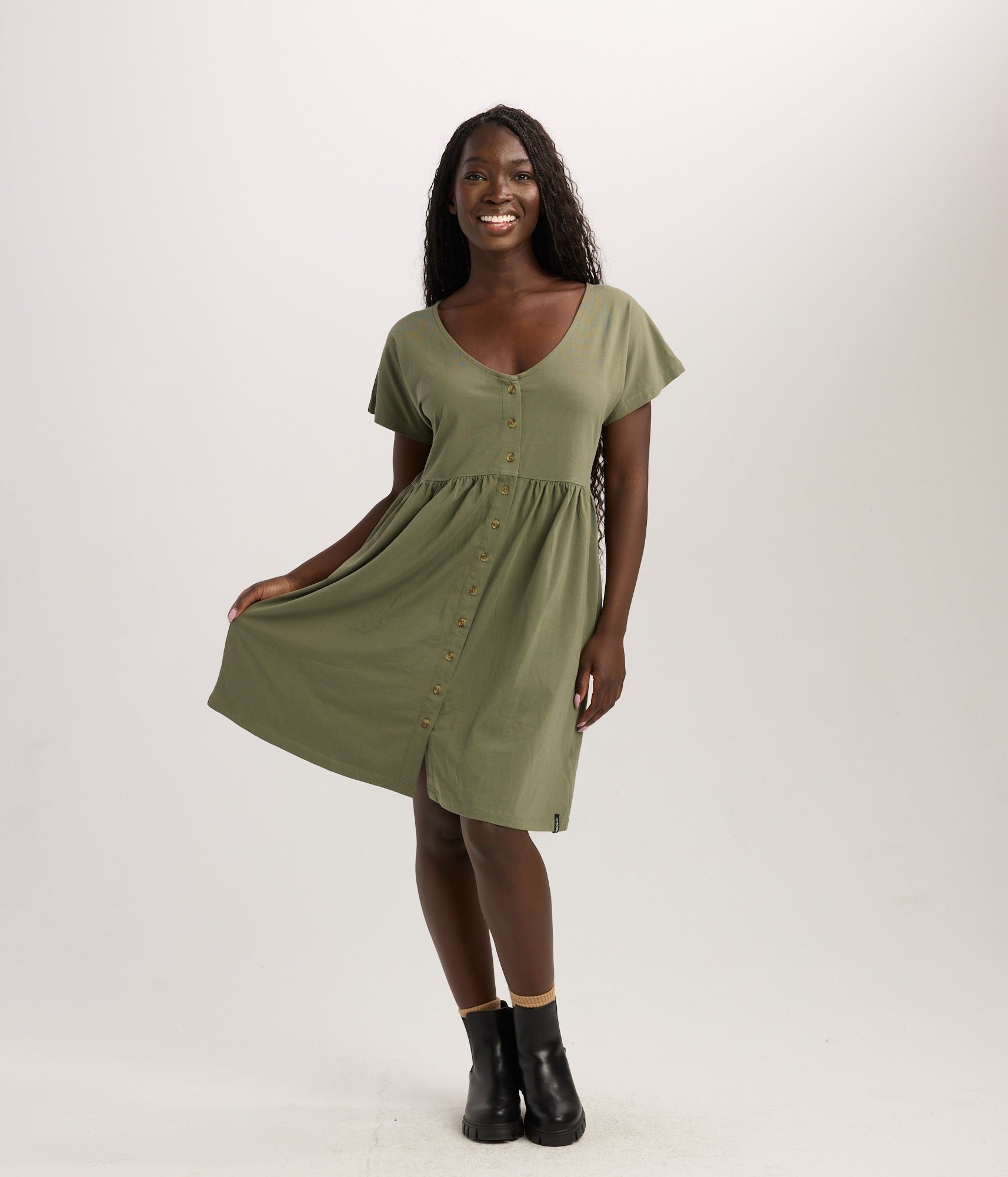 Josie Dress - Army