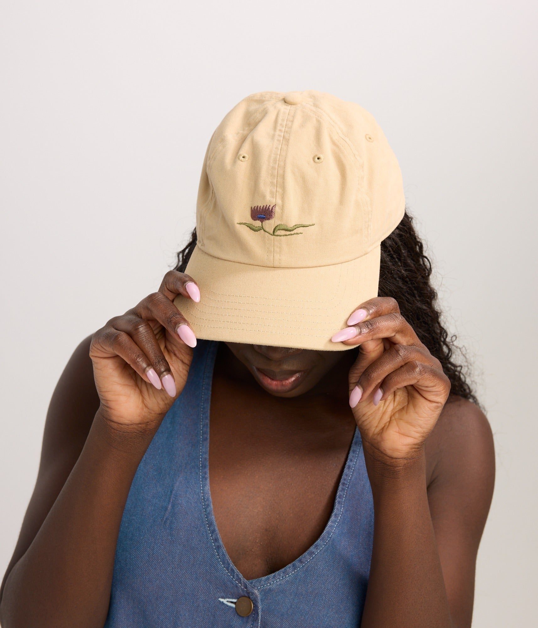 Tulip Dad Hat - Khaki