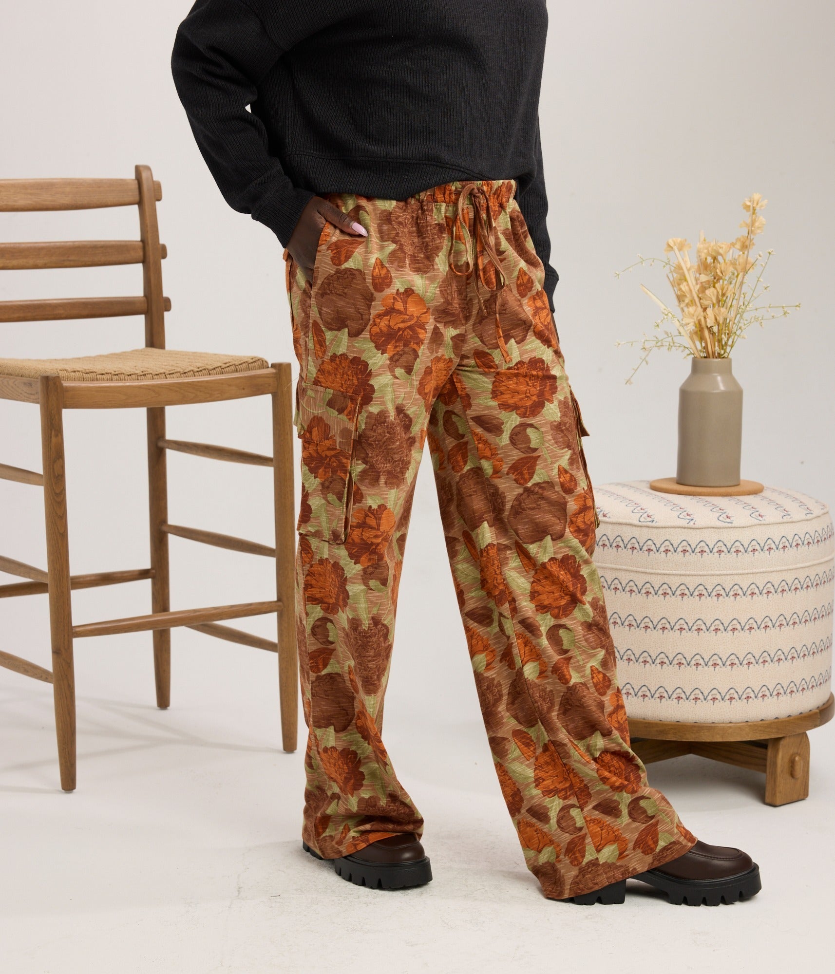 Camino Pant - Peonies