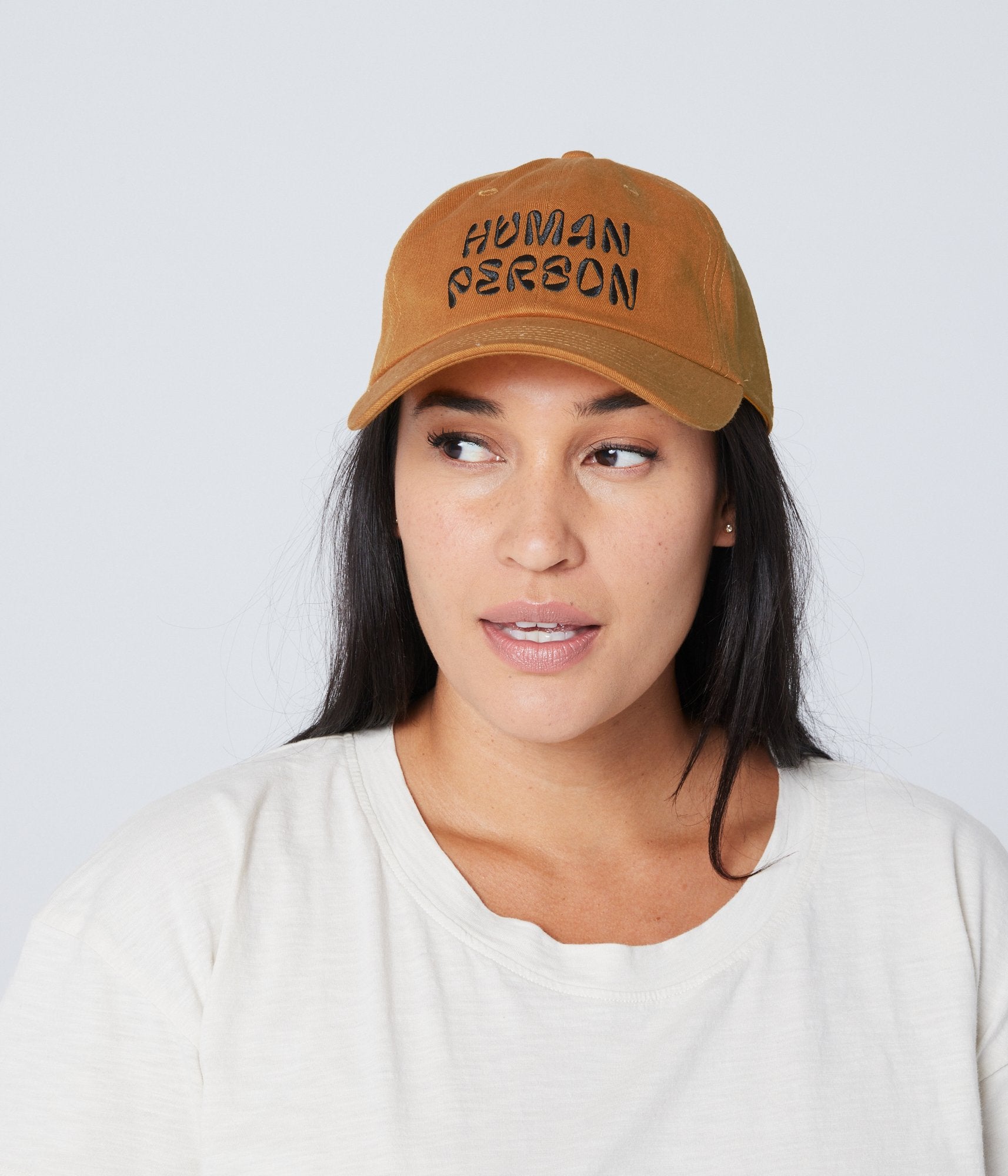 Human Person Dad Hat - Turmeric