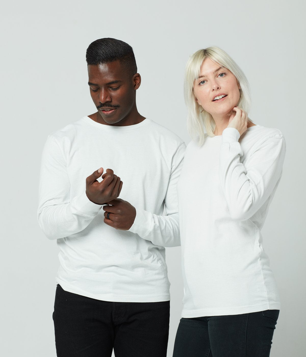 Unisex Long Sleeve - White