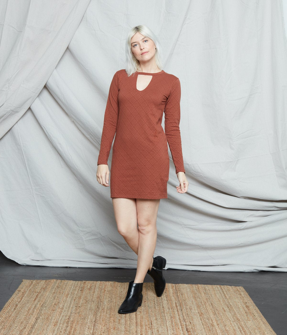 Valencia Dress - Cinnamon