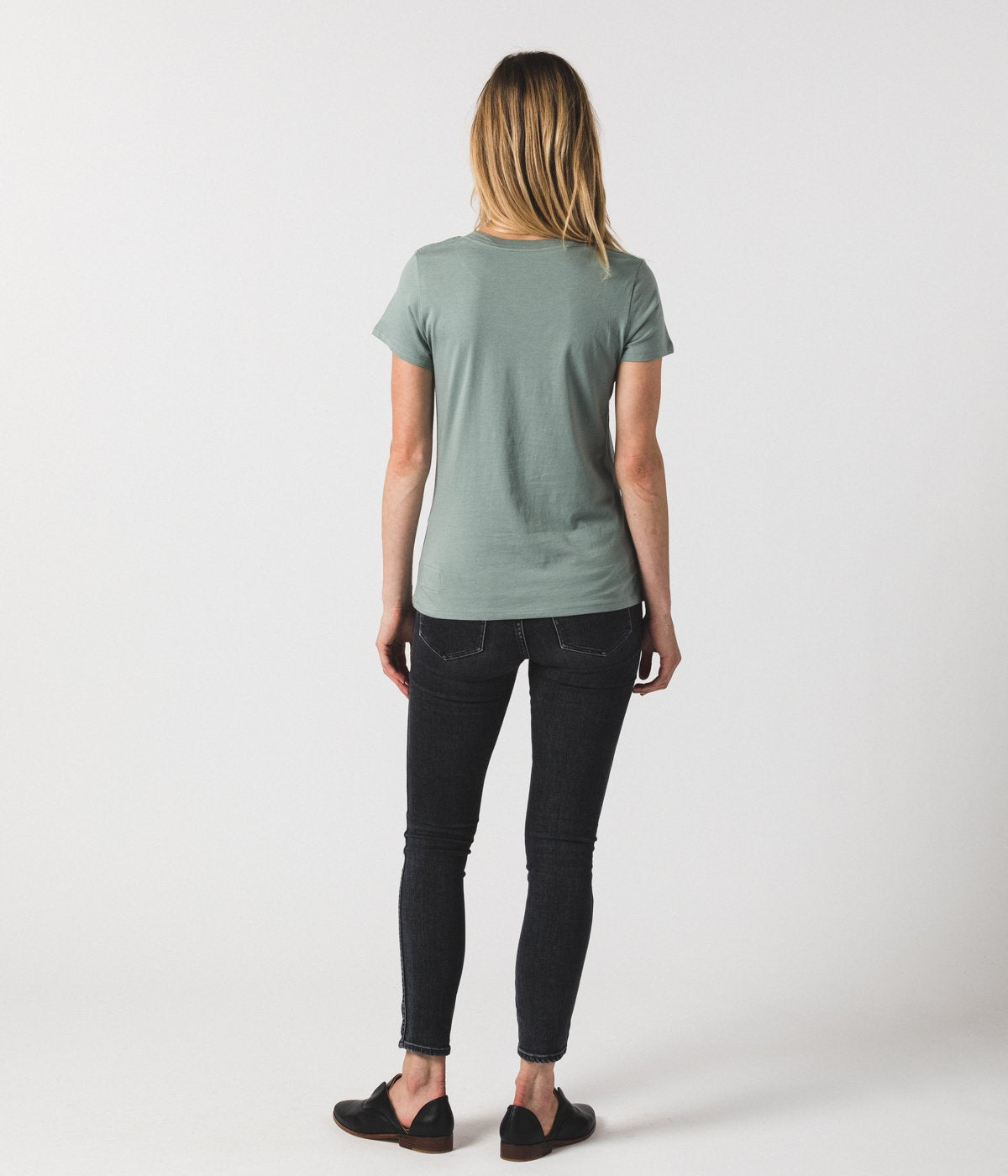 Women's Fitted Crew - Sage