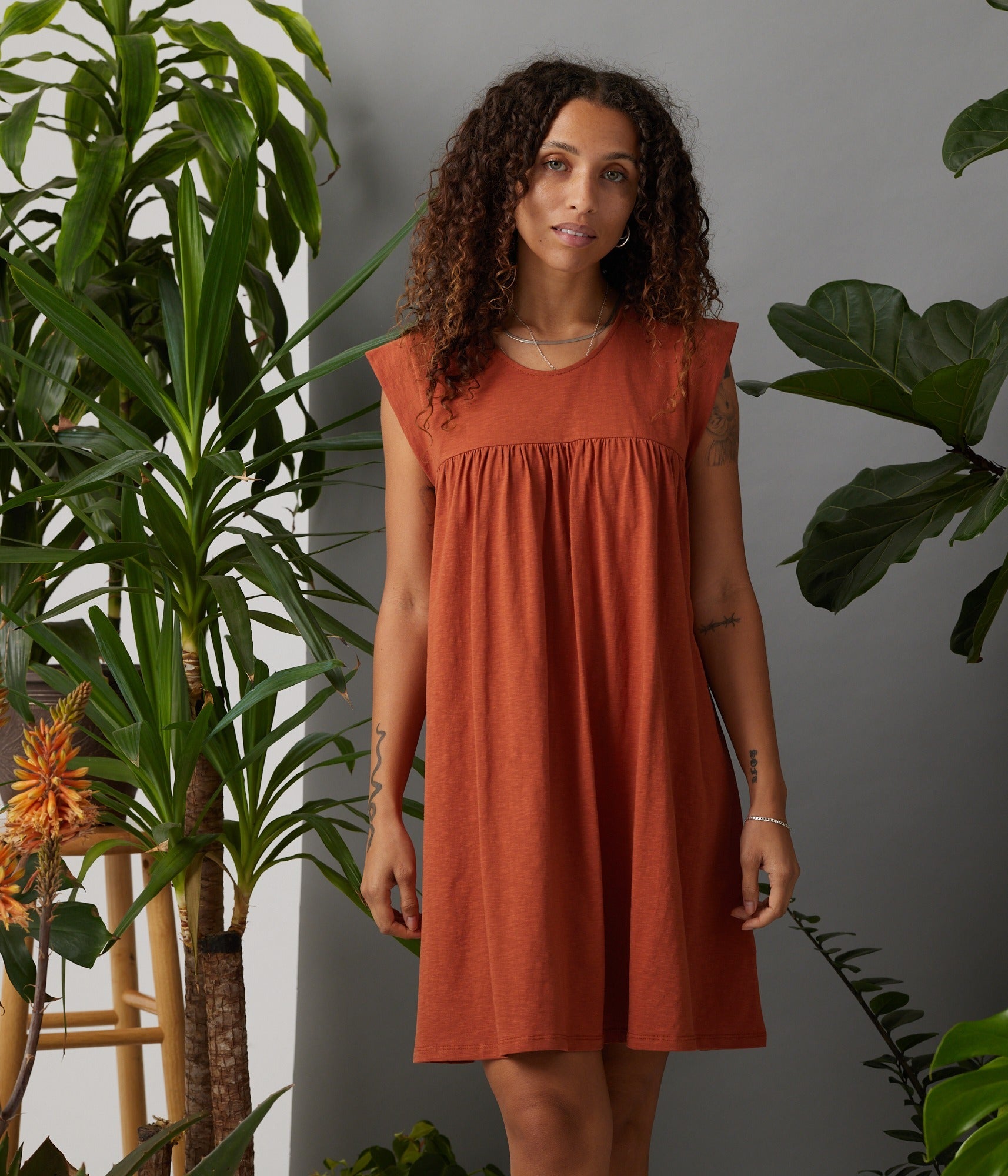 Luca Dress - Rust