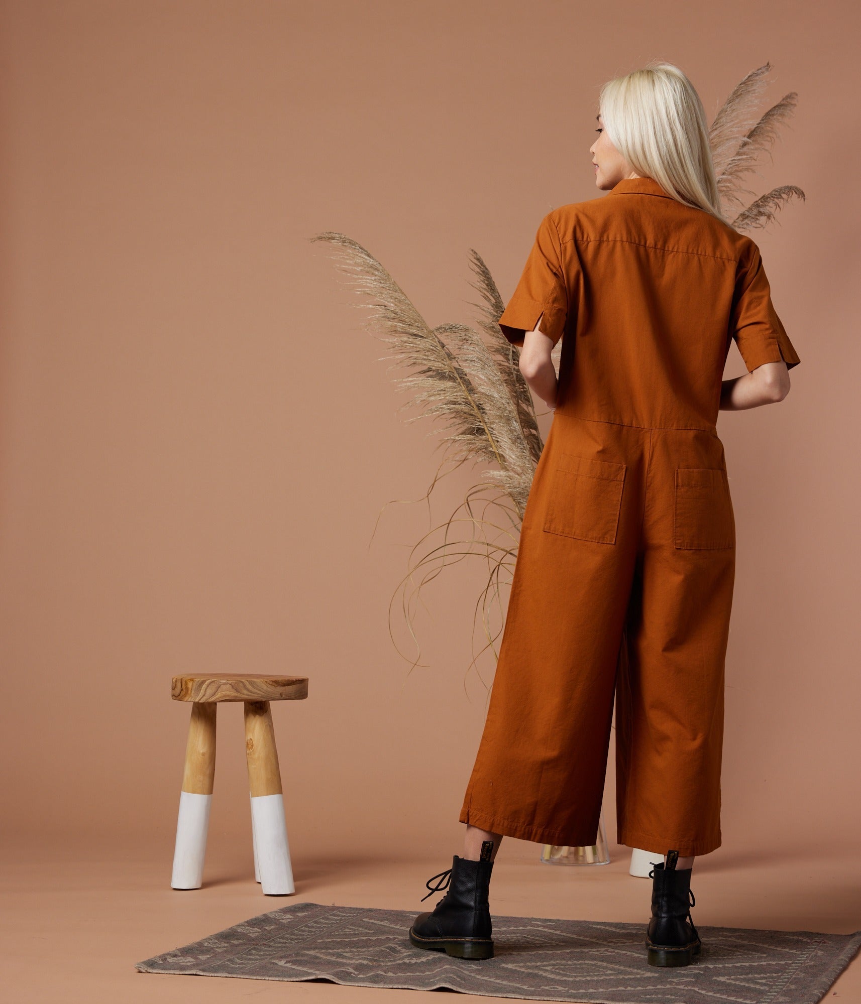 Libra Jumpsuit - Camel