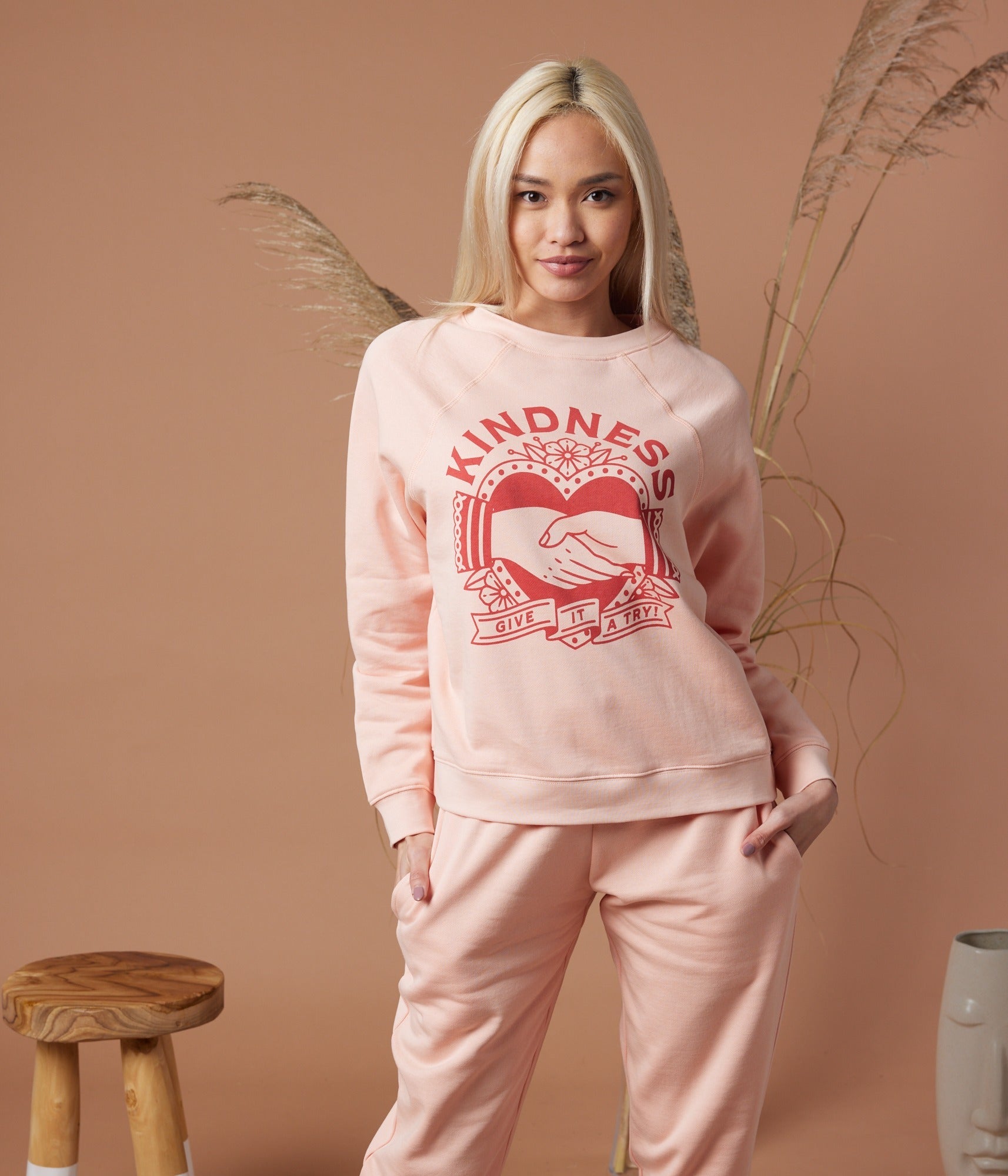 Kindness Pullover - Dusty Rose