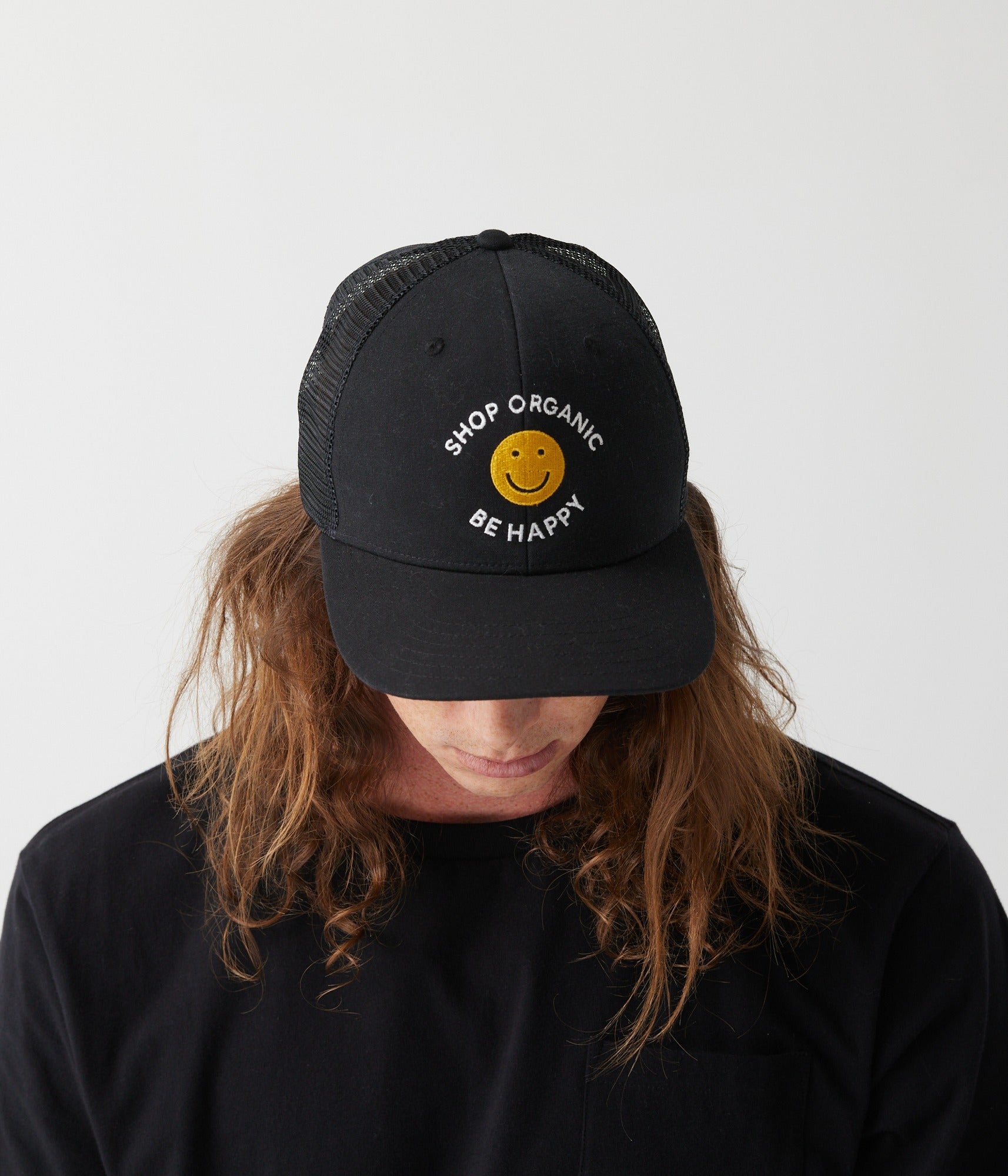 Shop Organic Trucker Hat - Black