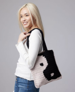 Crochet Yin Yang Bag