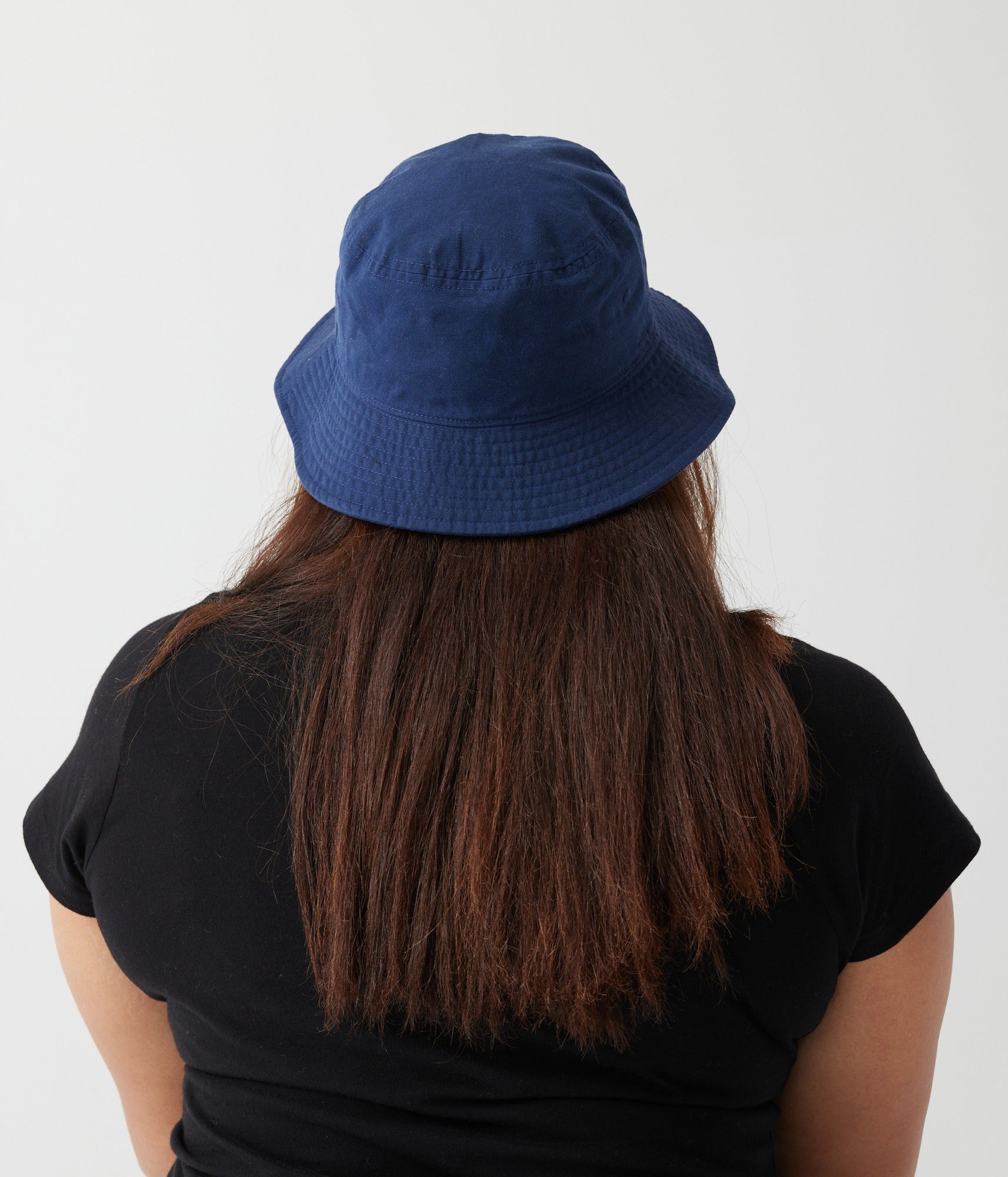 Peace Sign Bucket Hat - Navy