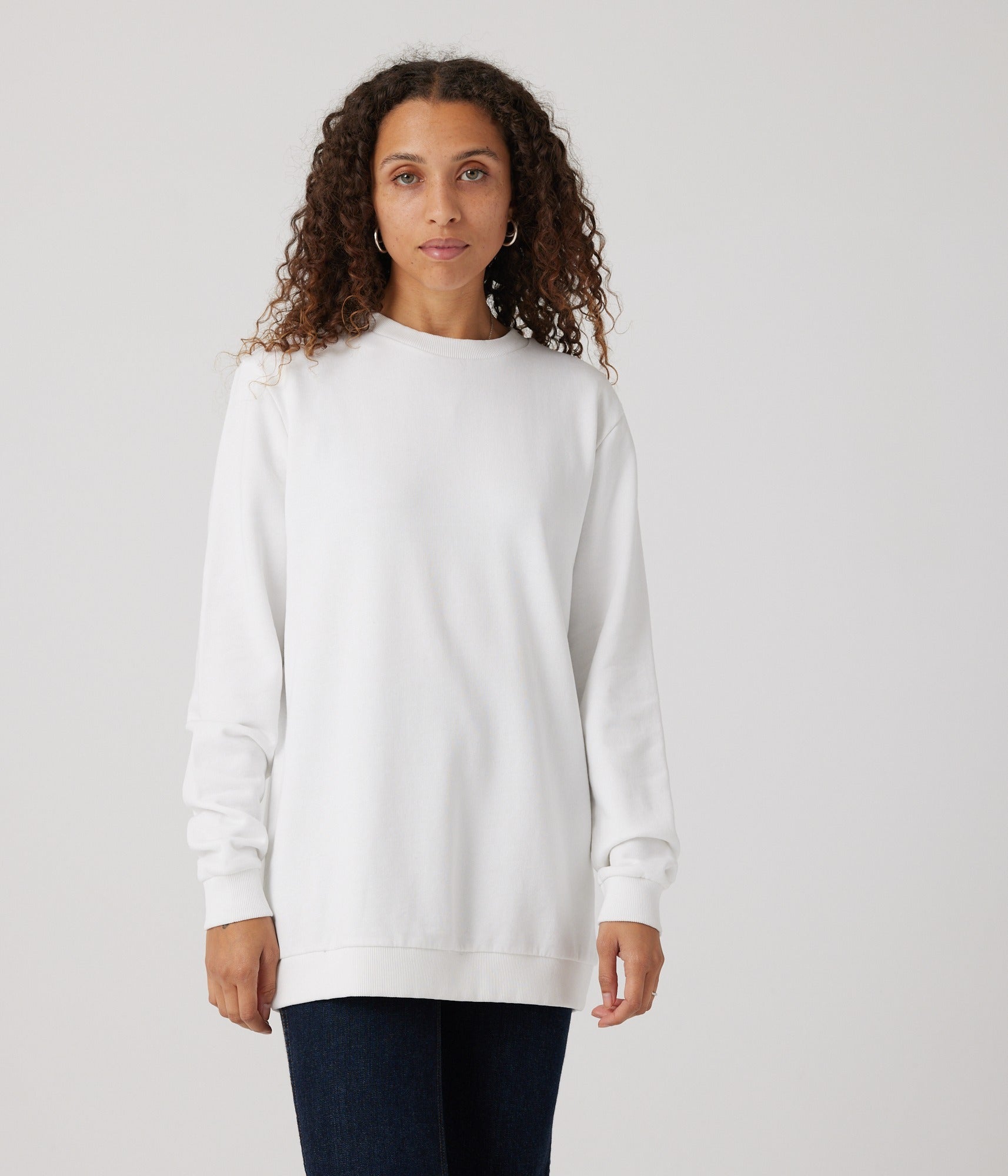 Unisex Crewneck Sweatshirt - White