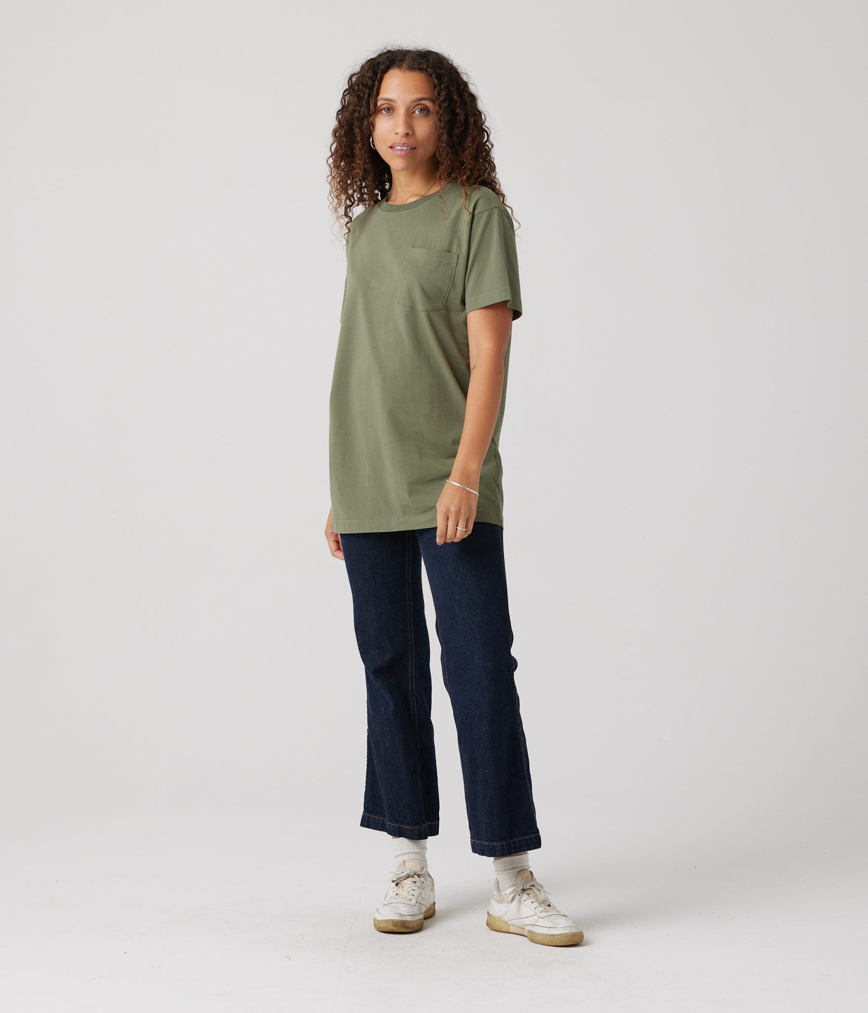 Heavyweight Pocket Tee - Army