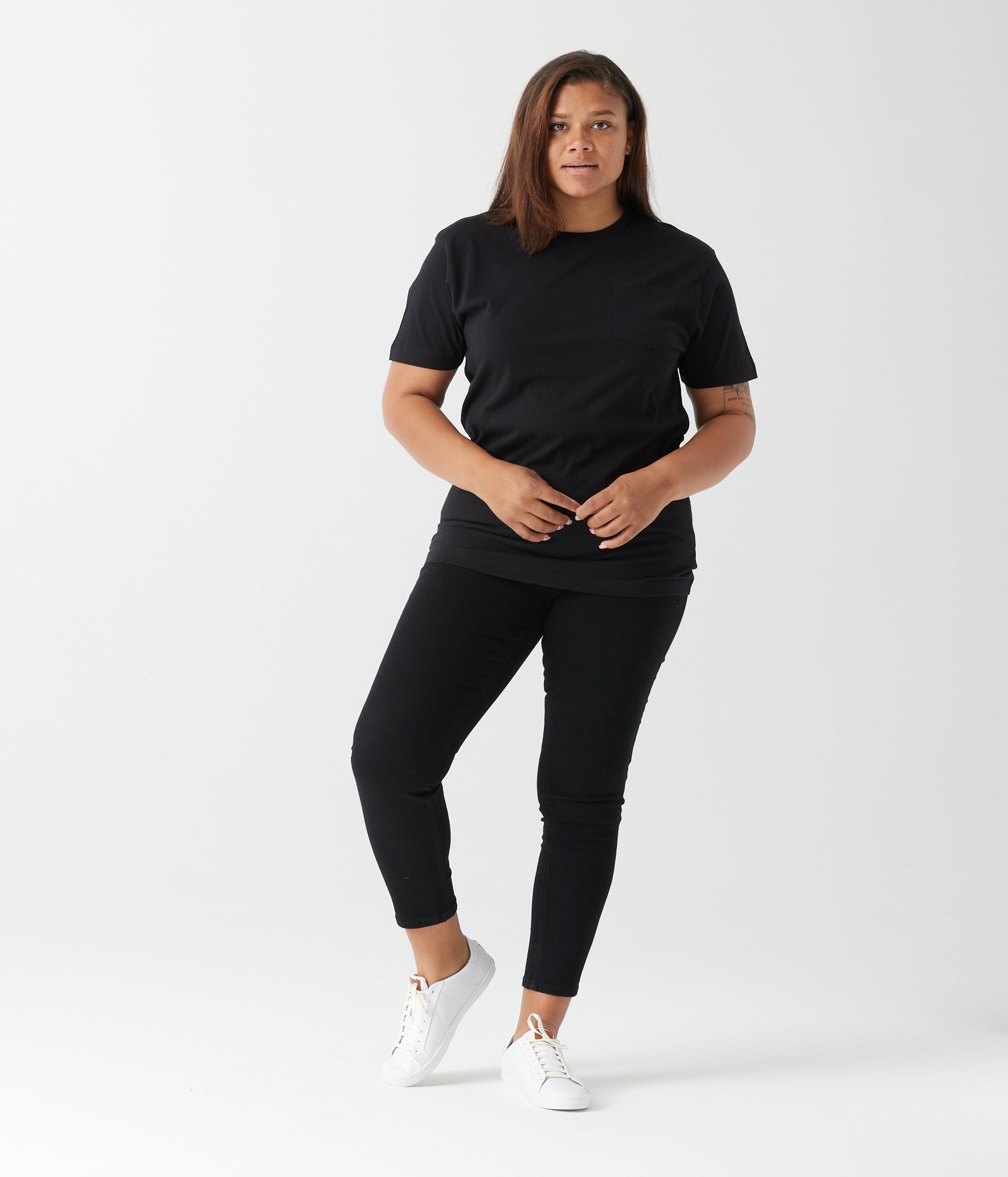 Heavyweight Pocket Tee - Black