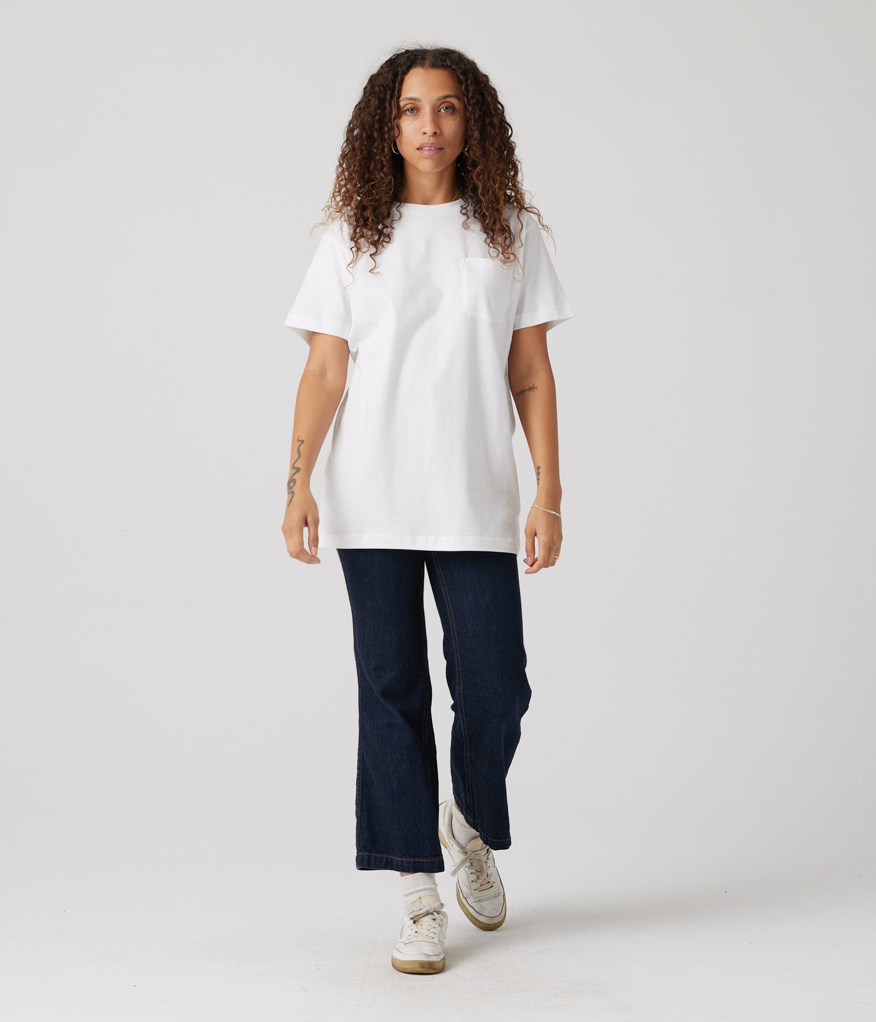 Heavyweight Pocket Tee - White