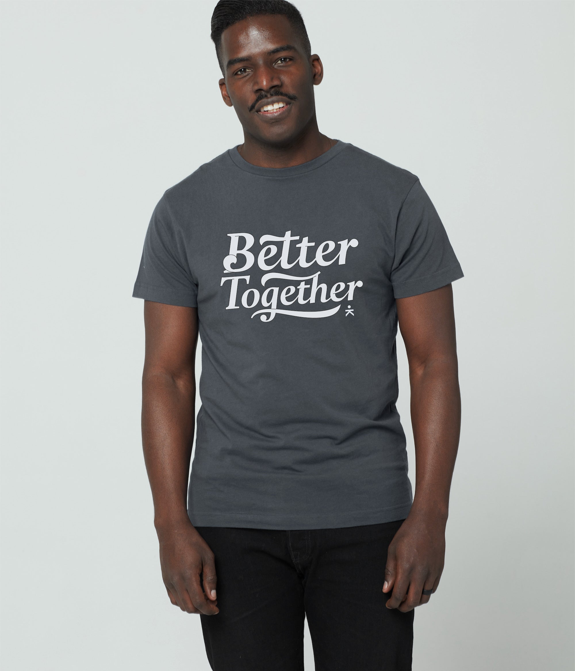 Better Together Tee - Charcoal