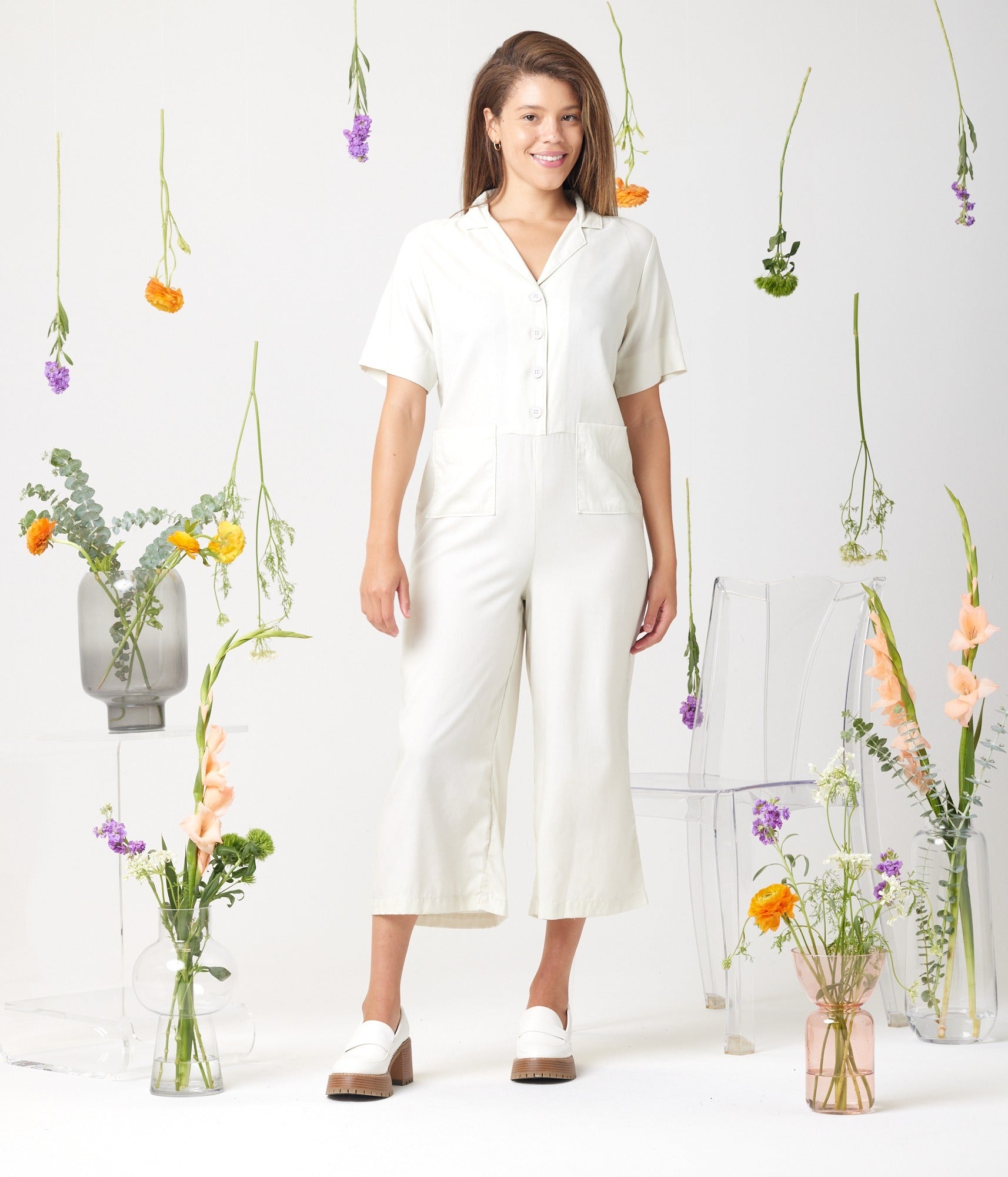 Libra Jumpsuit - Stone