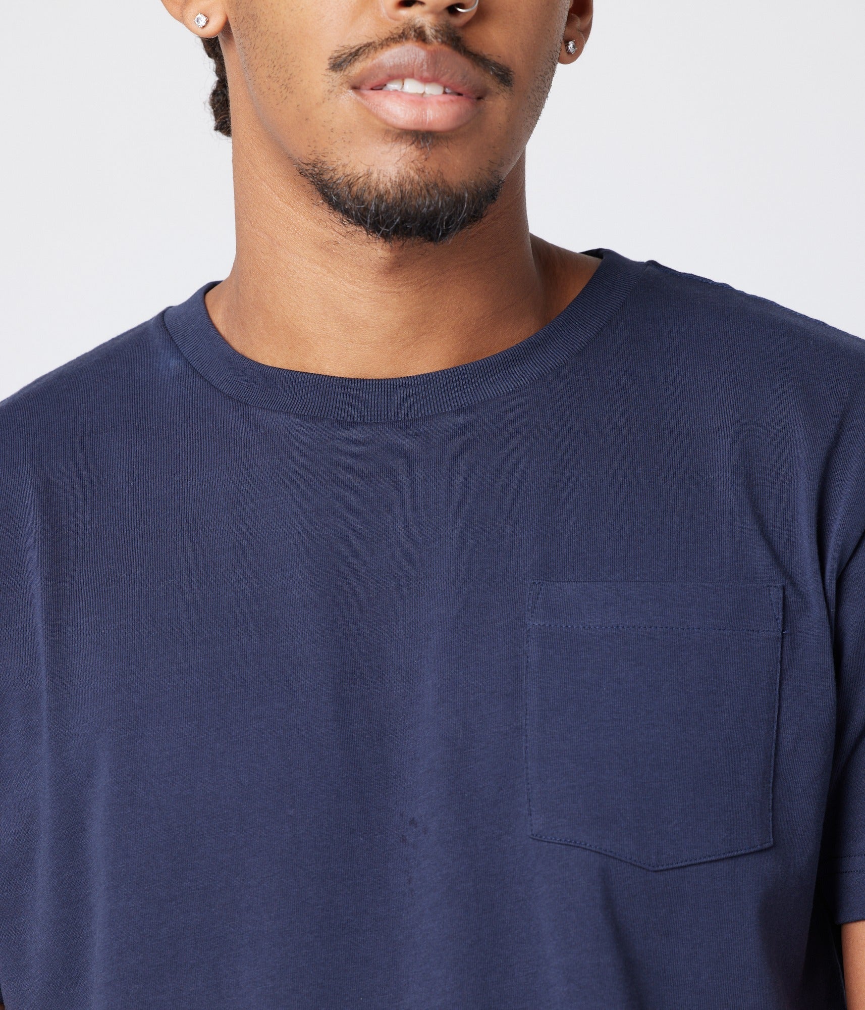 Heavyweight Pocket Tee - Midnight