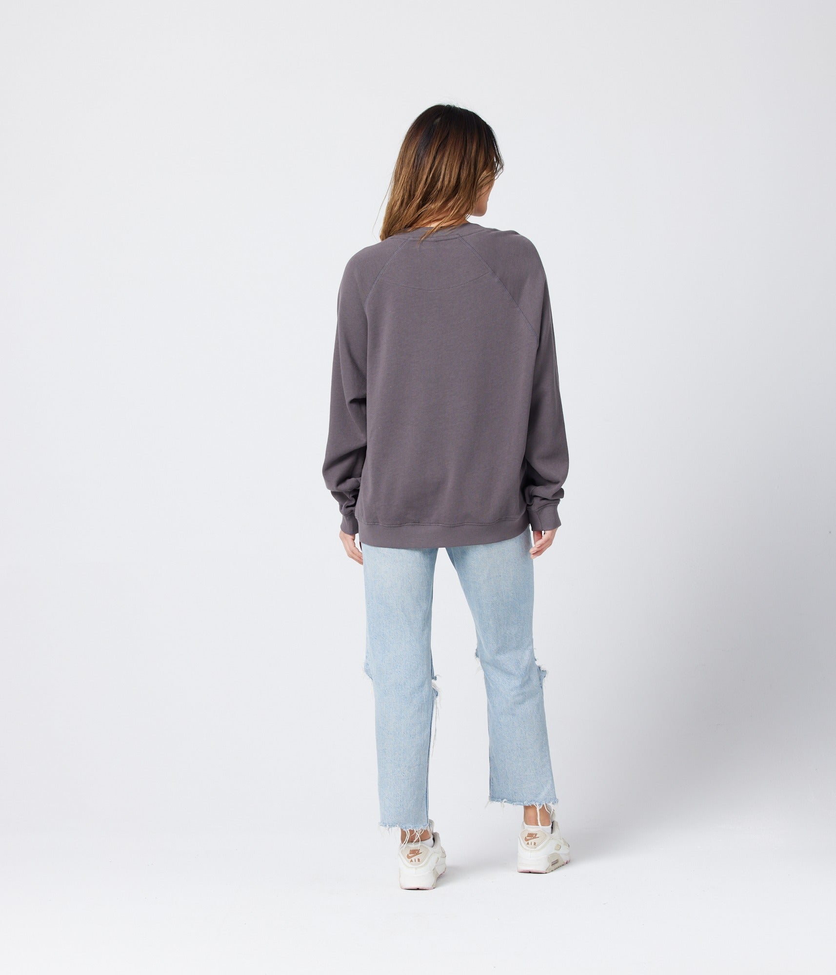 【CPGN STUDIO】24SS★ Hexagonal Raglan Sweatshirt Random Identities: Men's Raglan Sweatshirt (Black) | DSMNY E