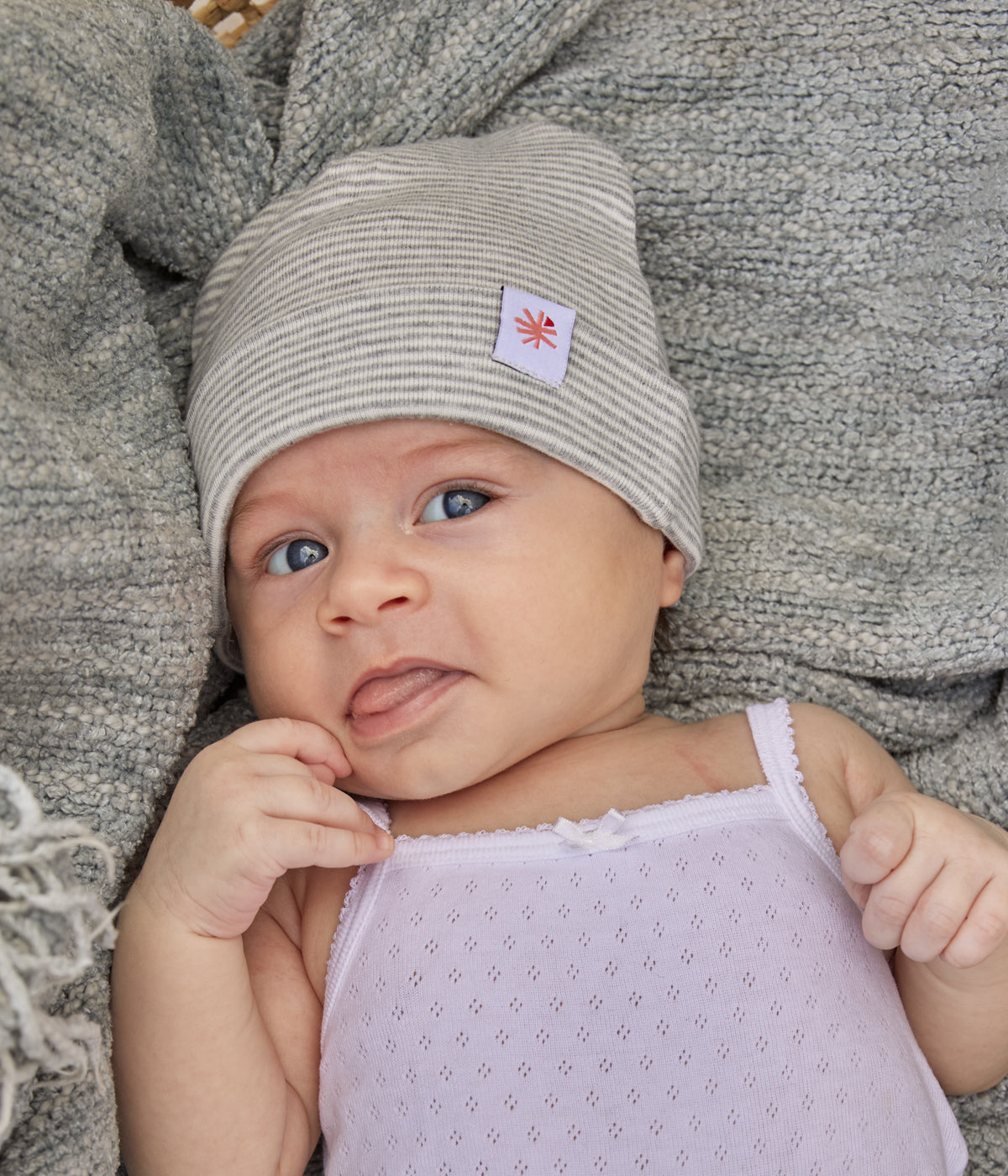 Baby Beanie - Grey