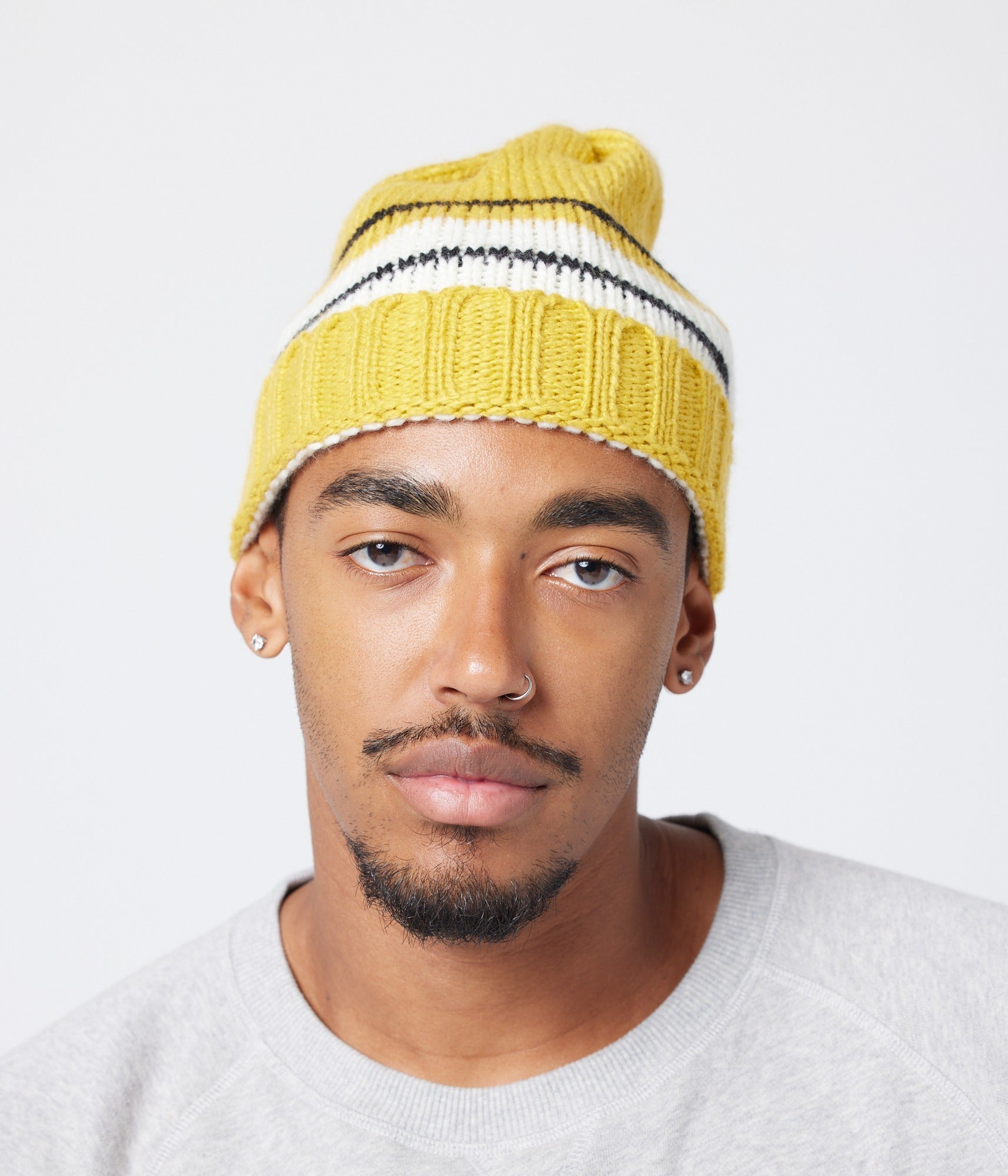 Otis Beanie - Dijon Stripe