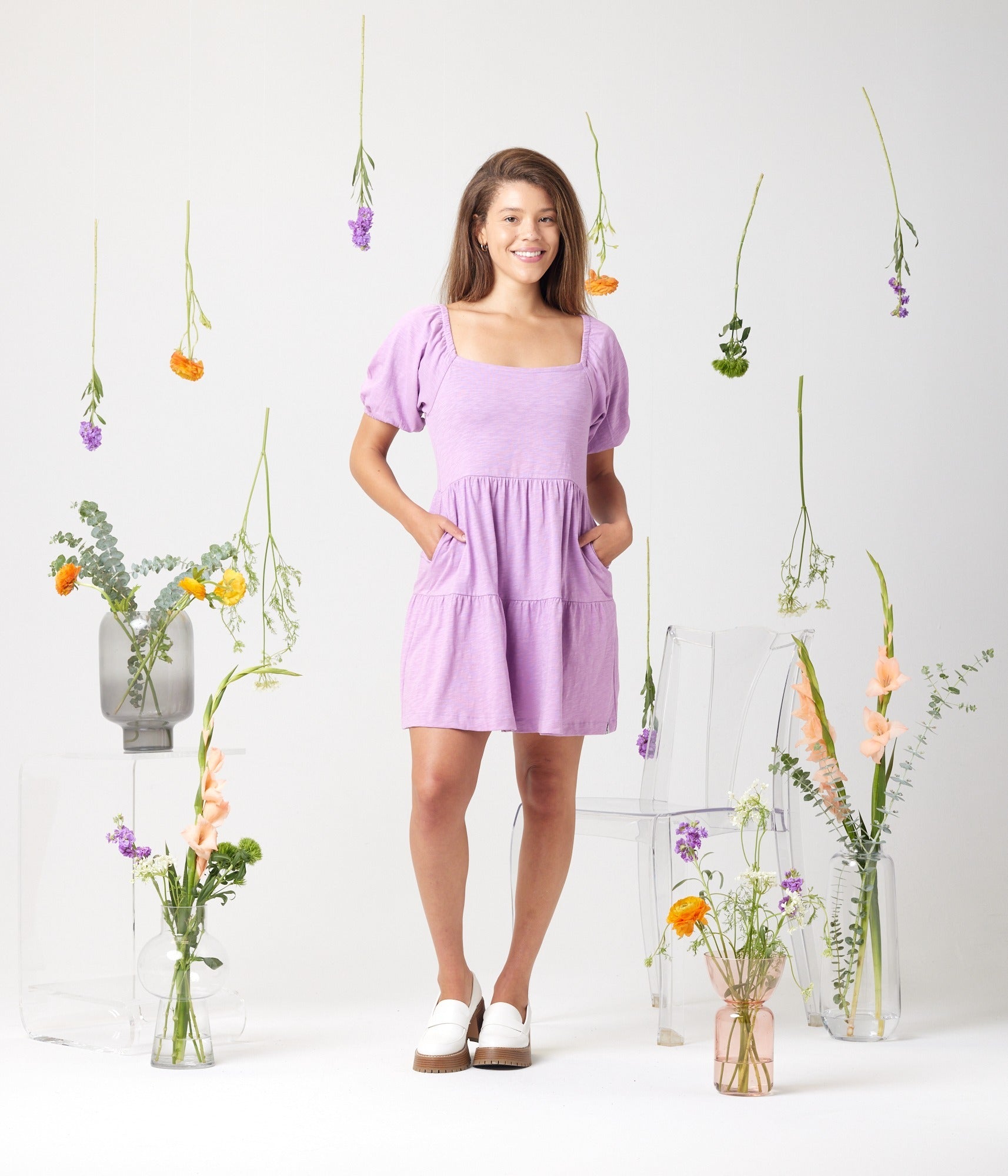 Bowen Dress - Lilac