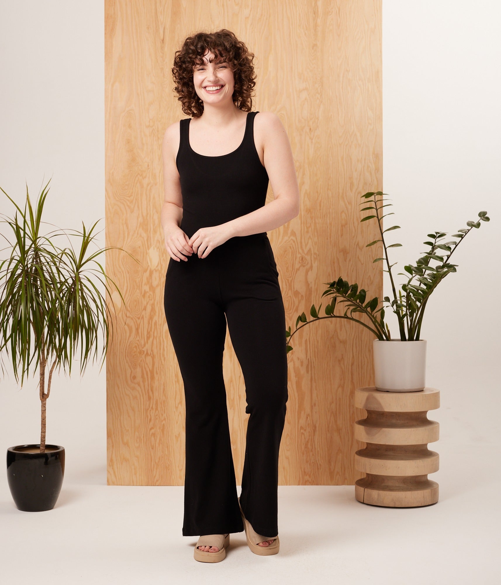 Tiger Jumpsuit - Black