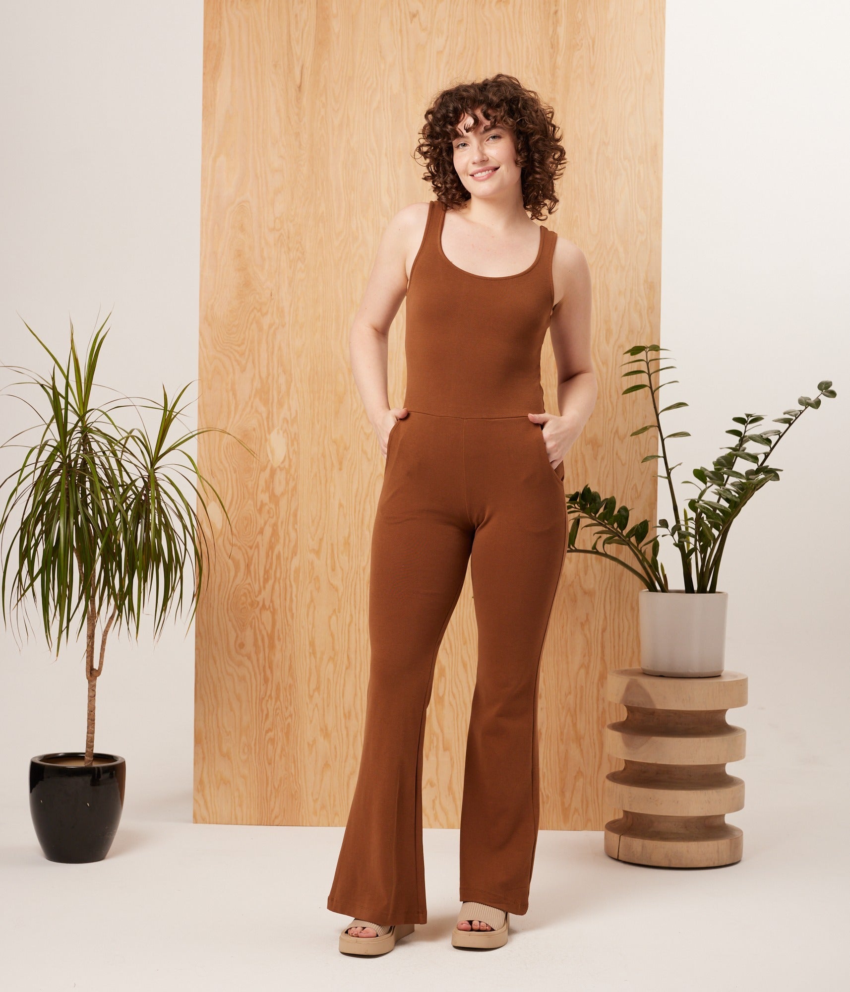 Tiger Jumpsuit - Spice