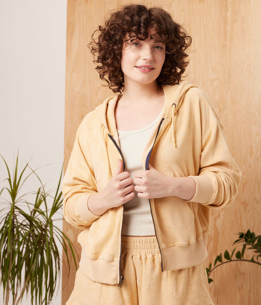 【DISCERNMENT】Stern Peach Check Hoodie Stern Peach Check Hoodie 3C - DISCERNMENT | 60% - Asian