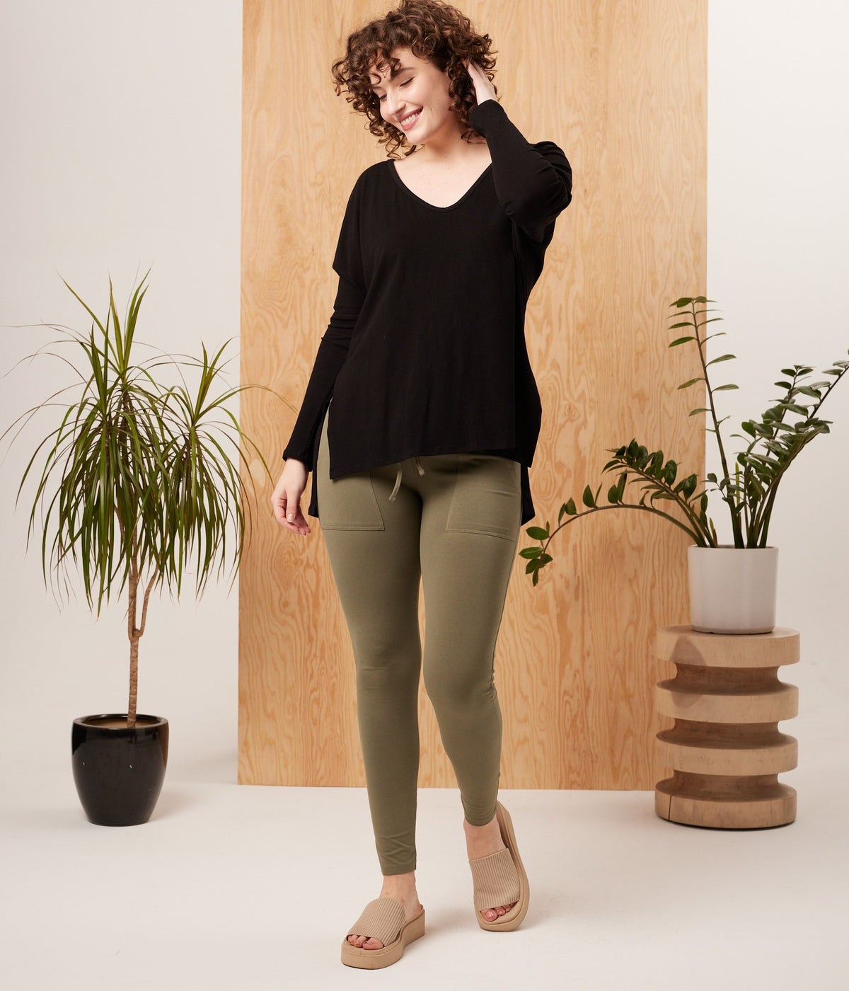 Olympia Legging - Army