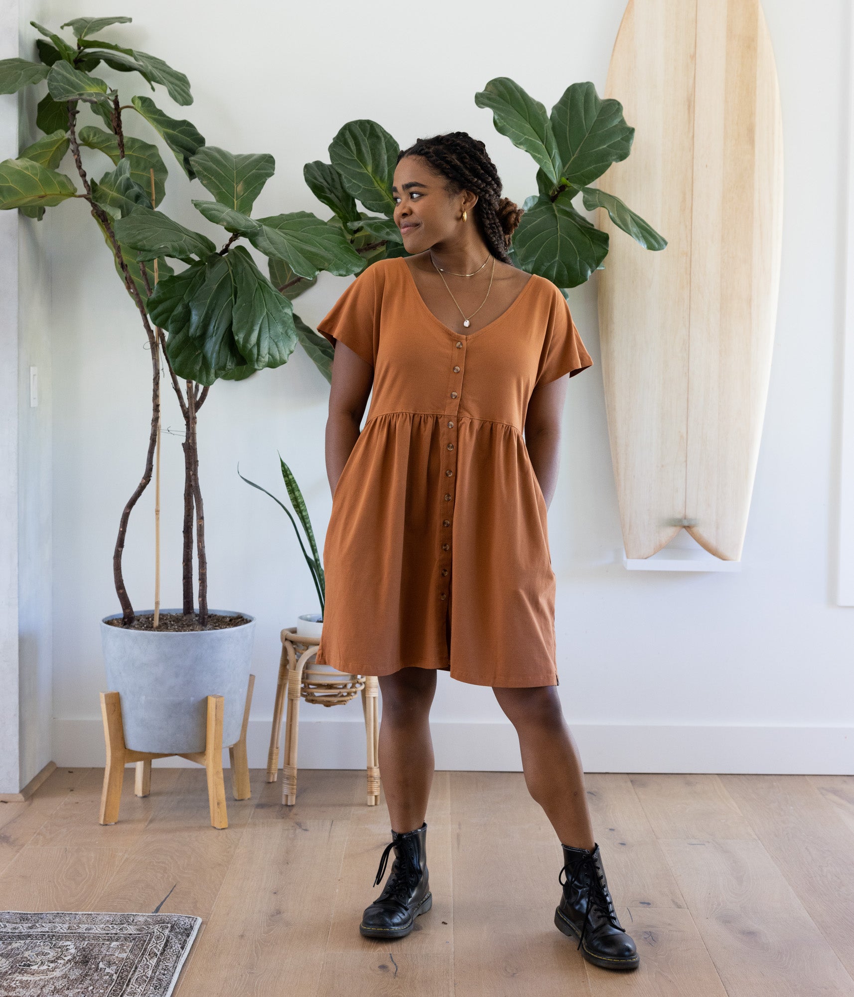 Josie Dress - Camel