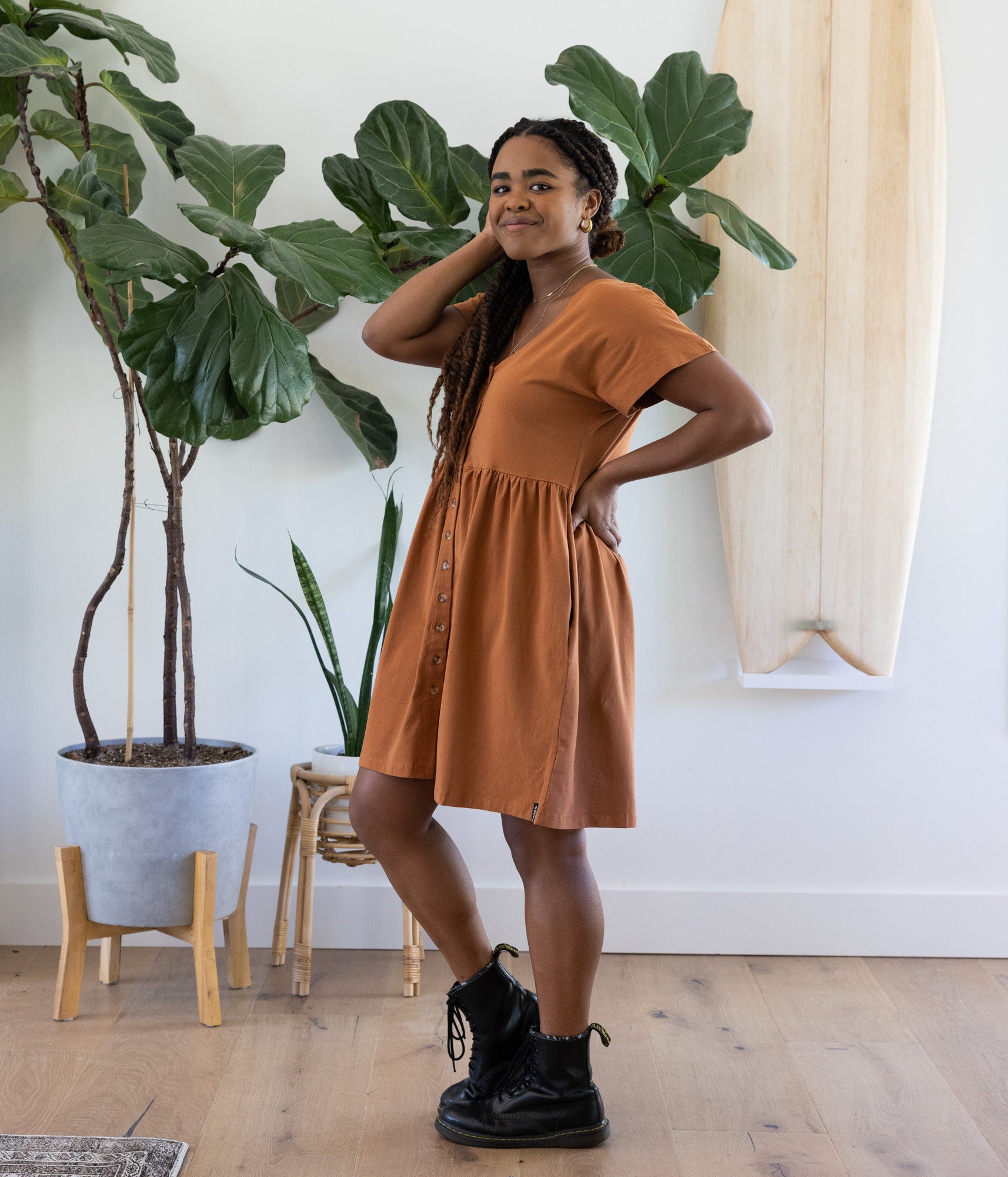 Josie Dress - Camel