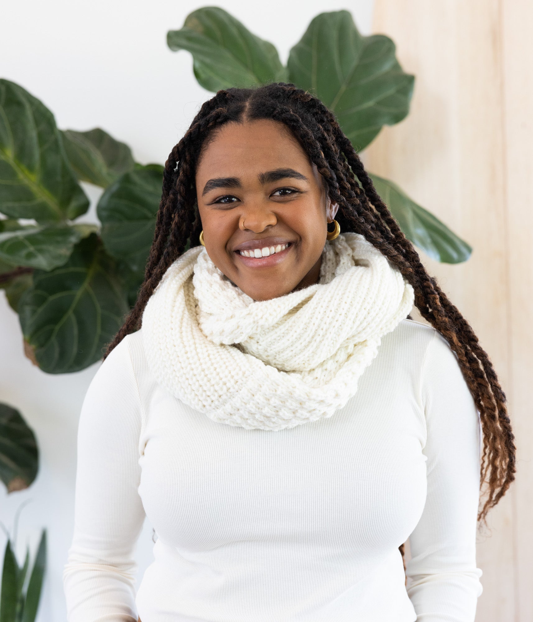 Harper Infinity Scarf - Stone