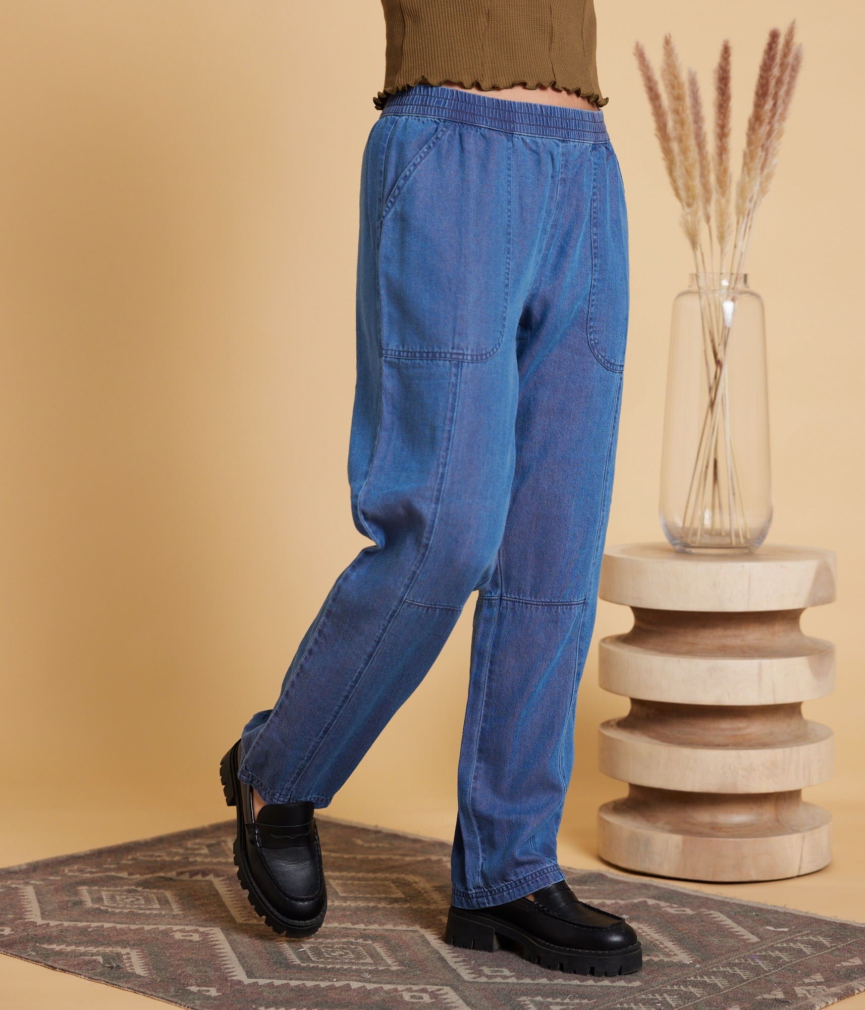 Flo Pant - Dark Wash