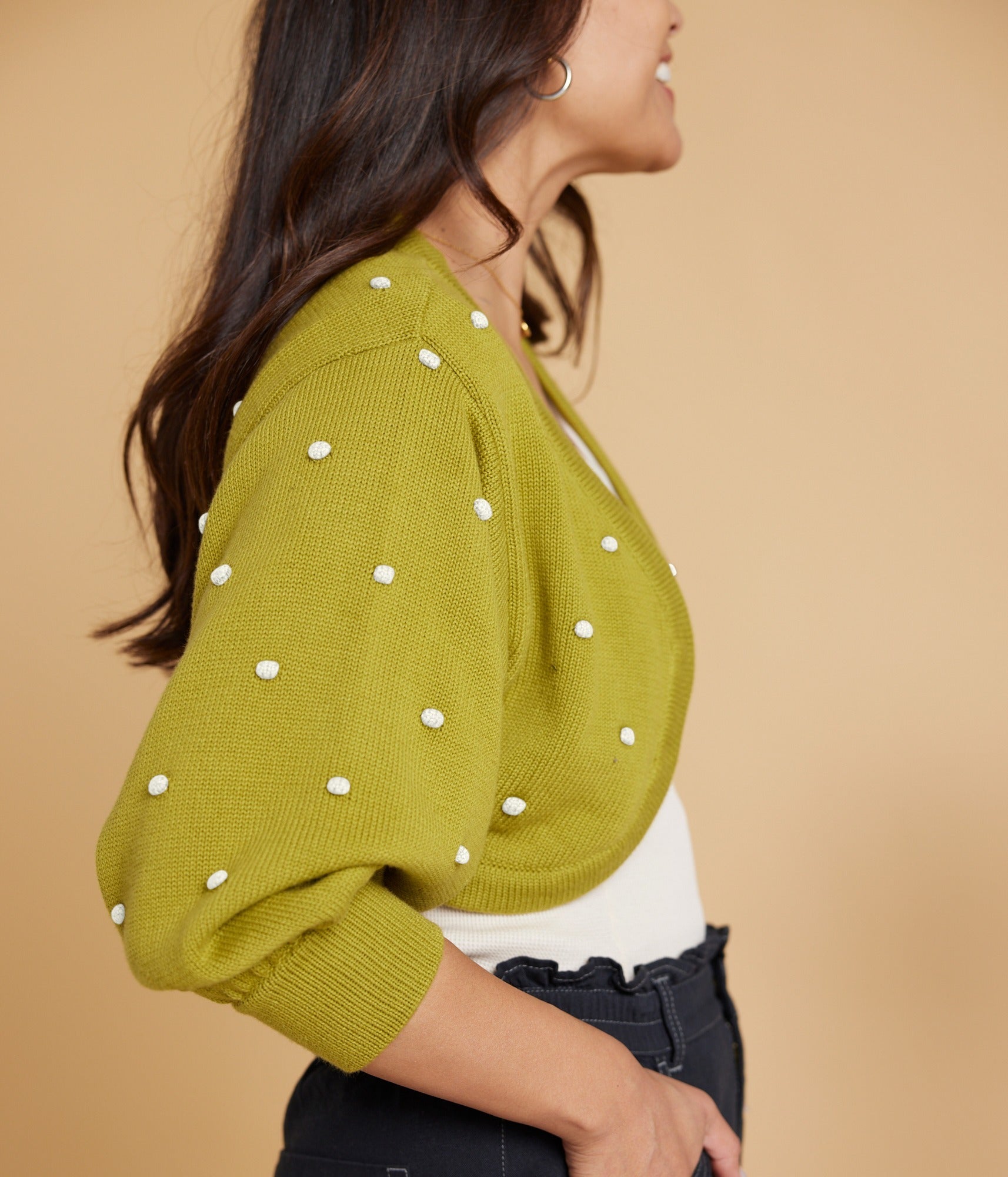 Delia Cardigan - Pear