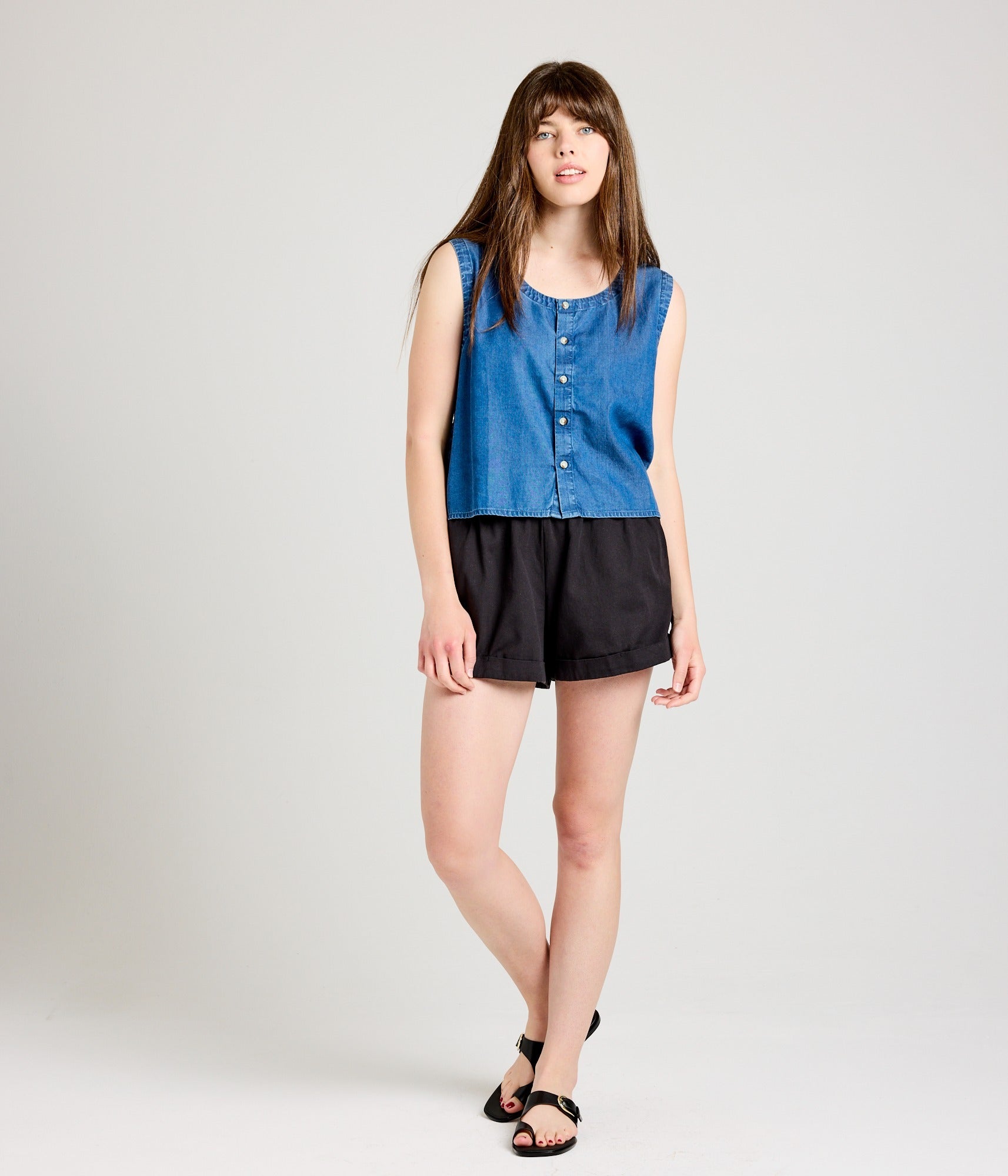 Demi Tank - Chambray