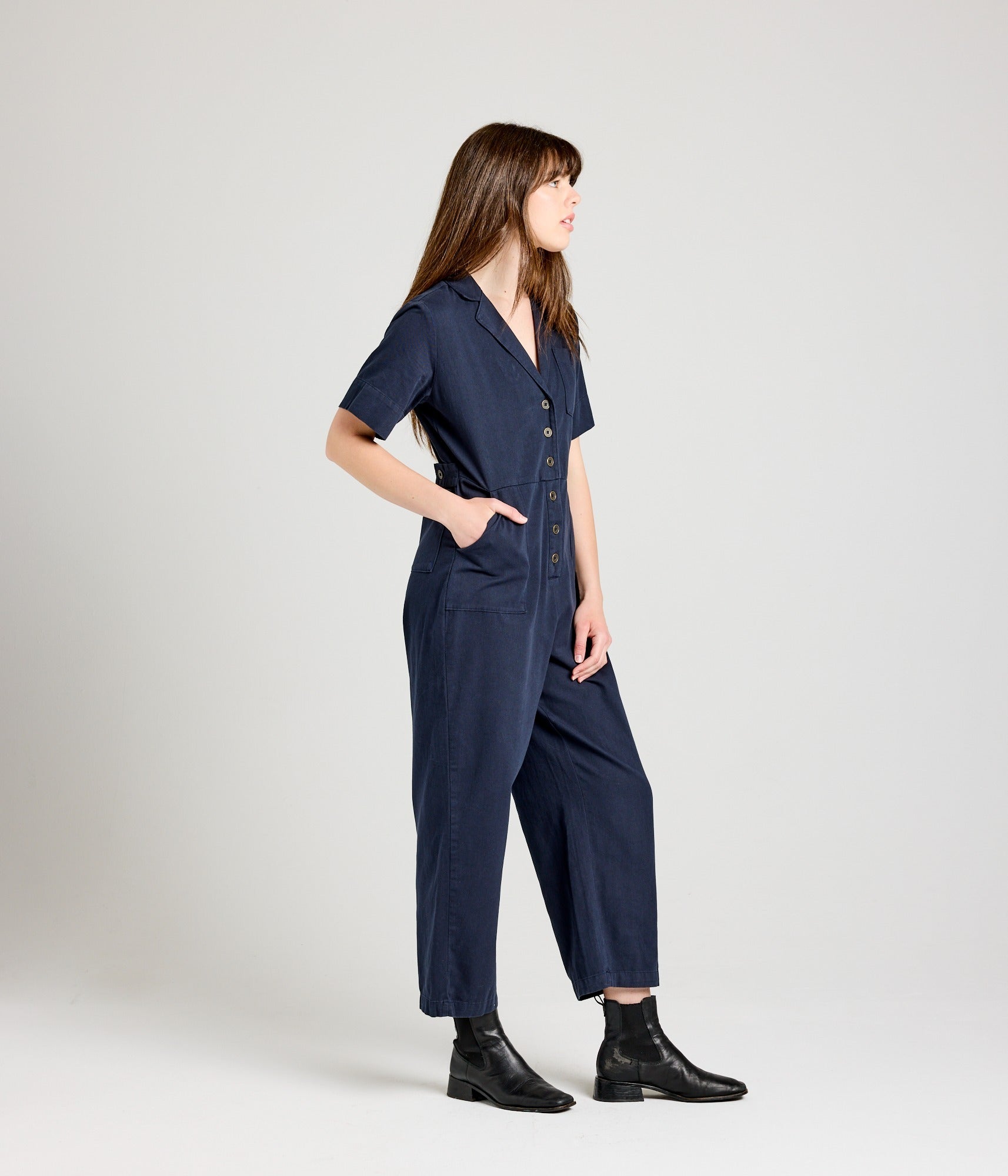 Gemini Jumpsuit - Dark Blue