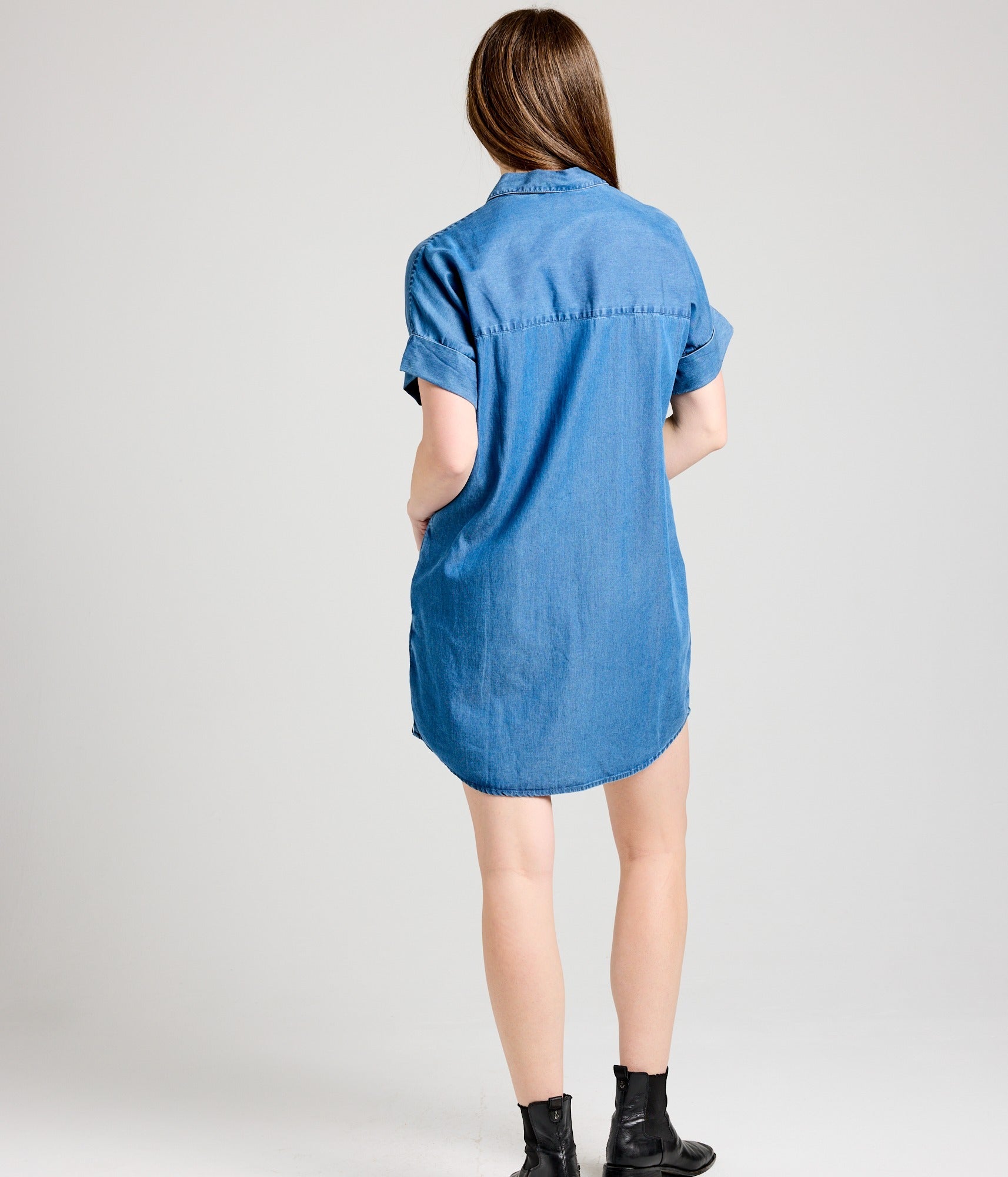 Vivian Dress - Chambray